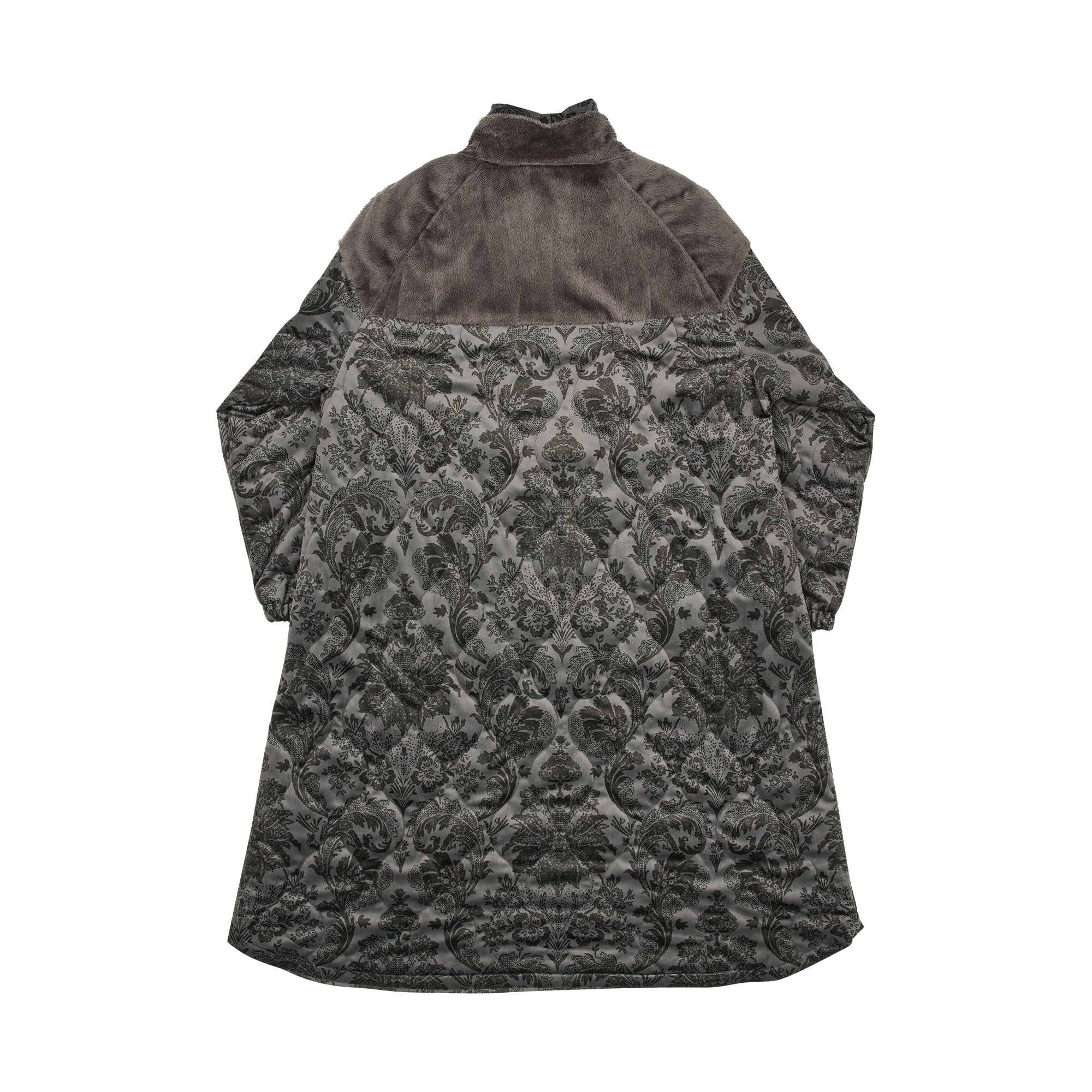 G64201_VT.GR | FLEECE OVERSIZED HALF-ZIP PULLOVER-VT.GR | Color:Gray【GORT_ゴート】【archive】