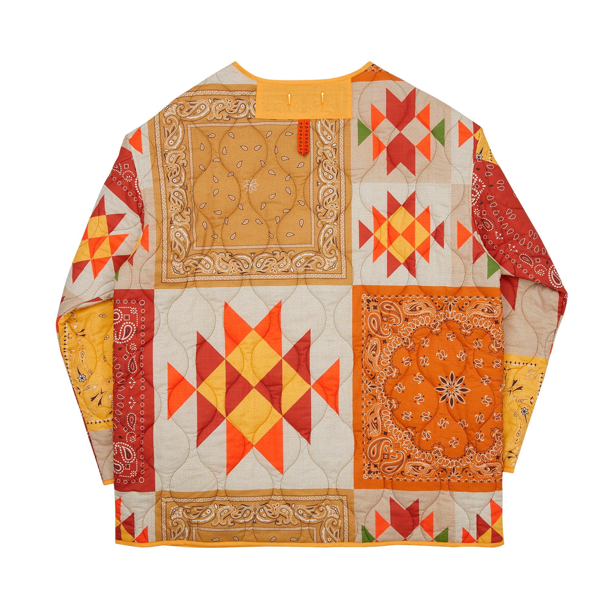 G63101_MU.YE | REVERSIBLE QUILT LONG LINER JACKET-MU.YE【GORT_ゴート】【archive】