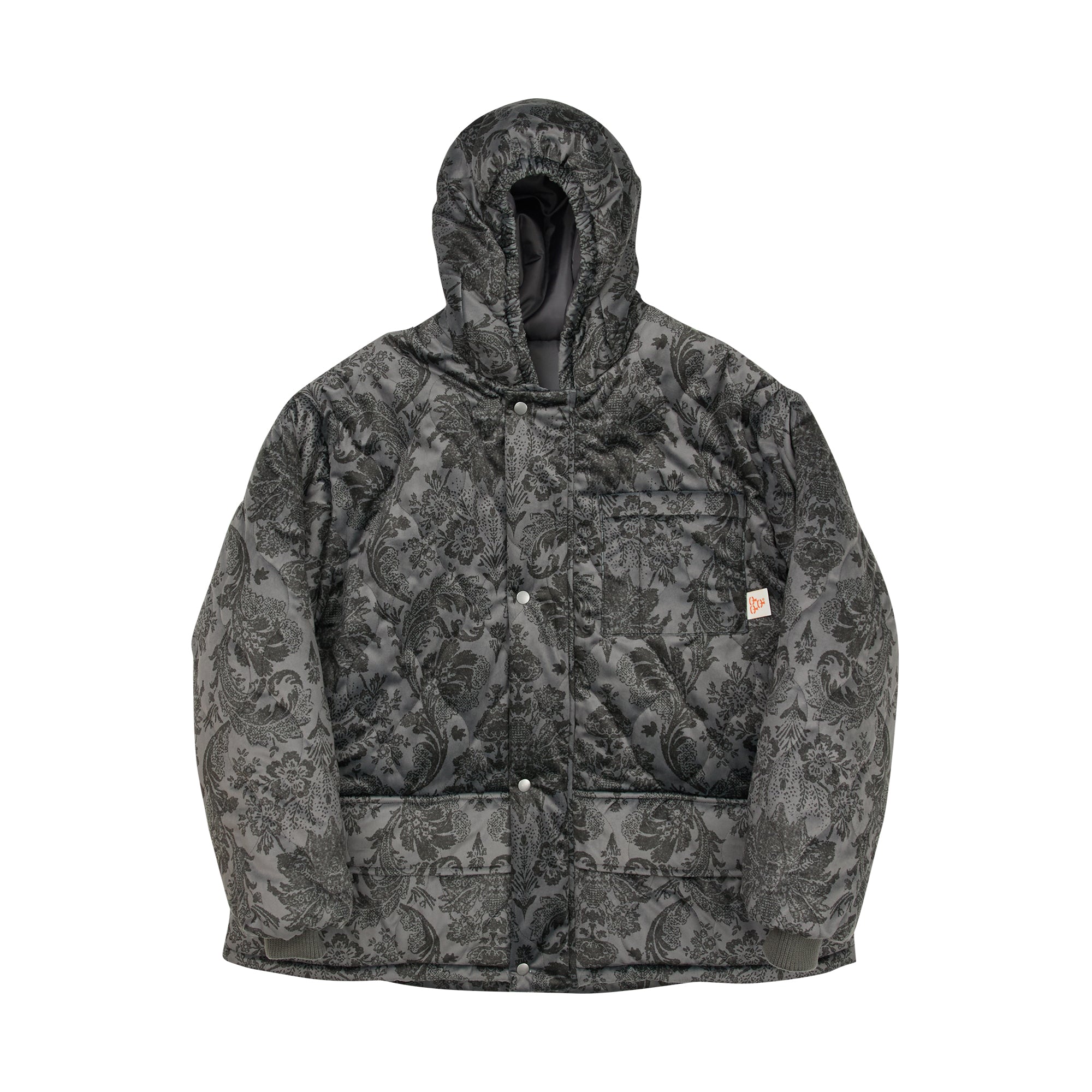 G64103_VT.GR | PADDING HOODIE JUMPER-VT.GR | Color:Gray【GORT_ゴート】