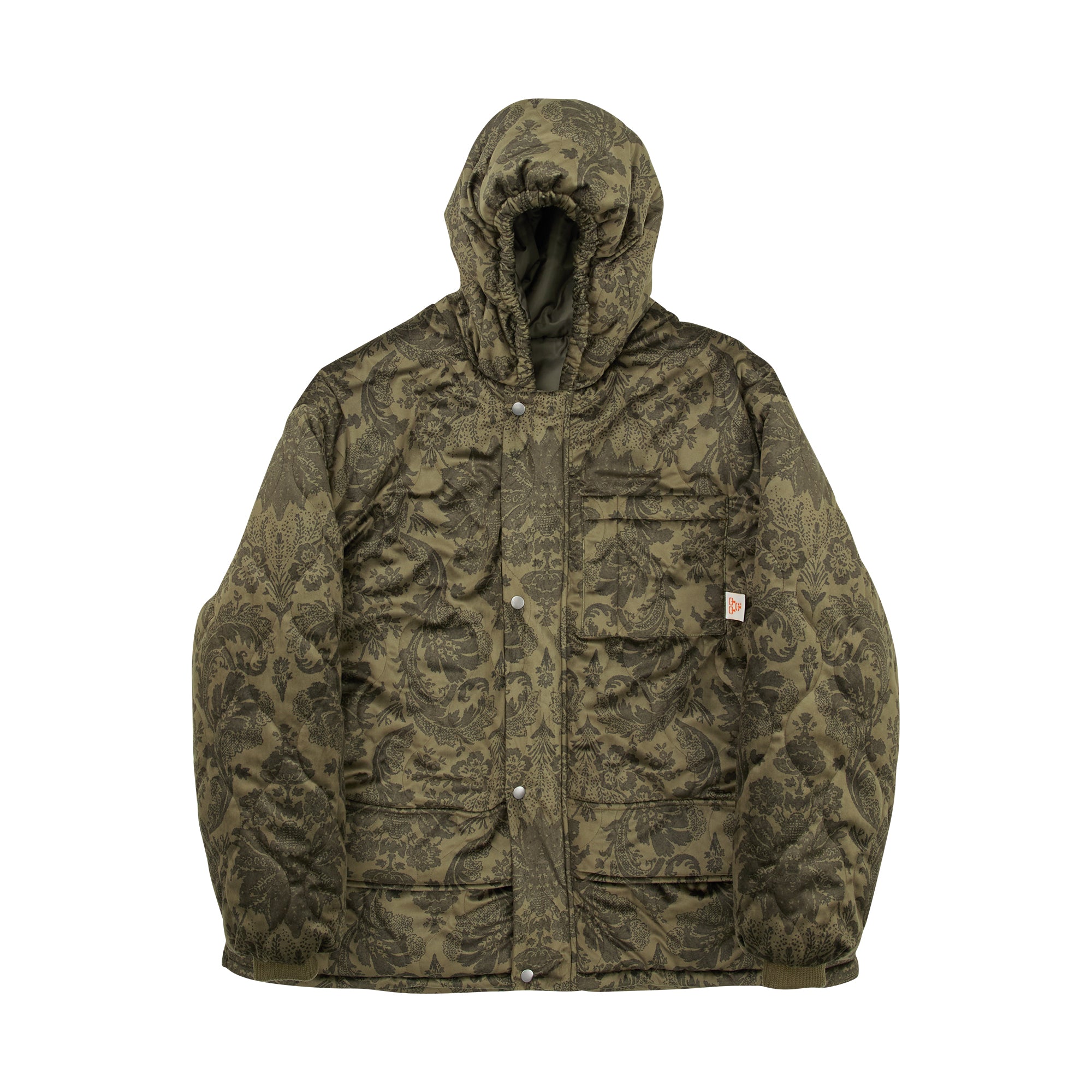 G64103_VT.KH | PADDING HOODIE JUMPER-VT.KH | Color:Khaki【GORT_ゴート】