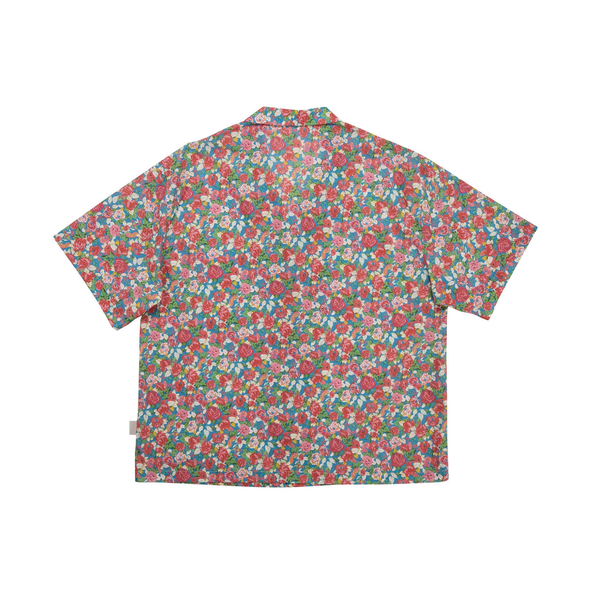GORT® フラワー柄ハワイアンシャツ(マルチカラー)80Sコットン素材を使用したヴィンテージ風ユニセックス開襟シャツ。