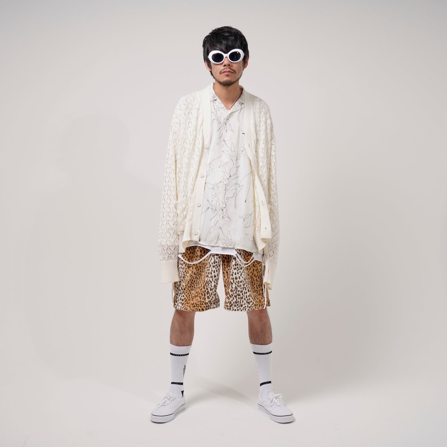 No:efswa-15 | Name: Leopard Short Pants | Color:Leopard | Size:Free【EFFECTEN_エフェクテン】
