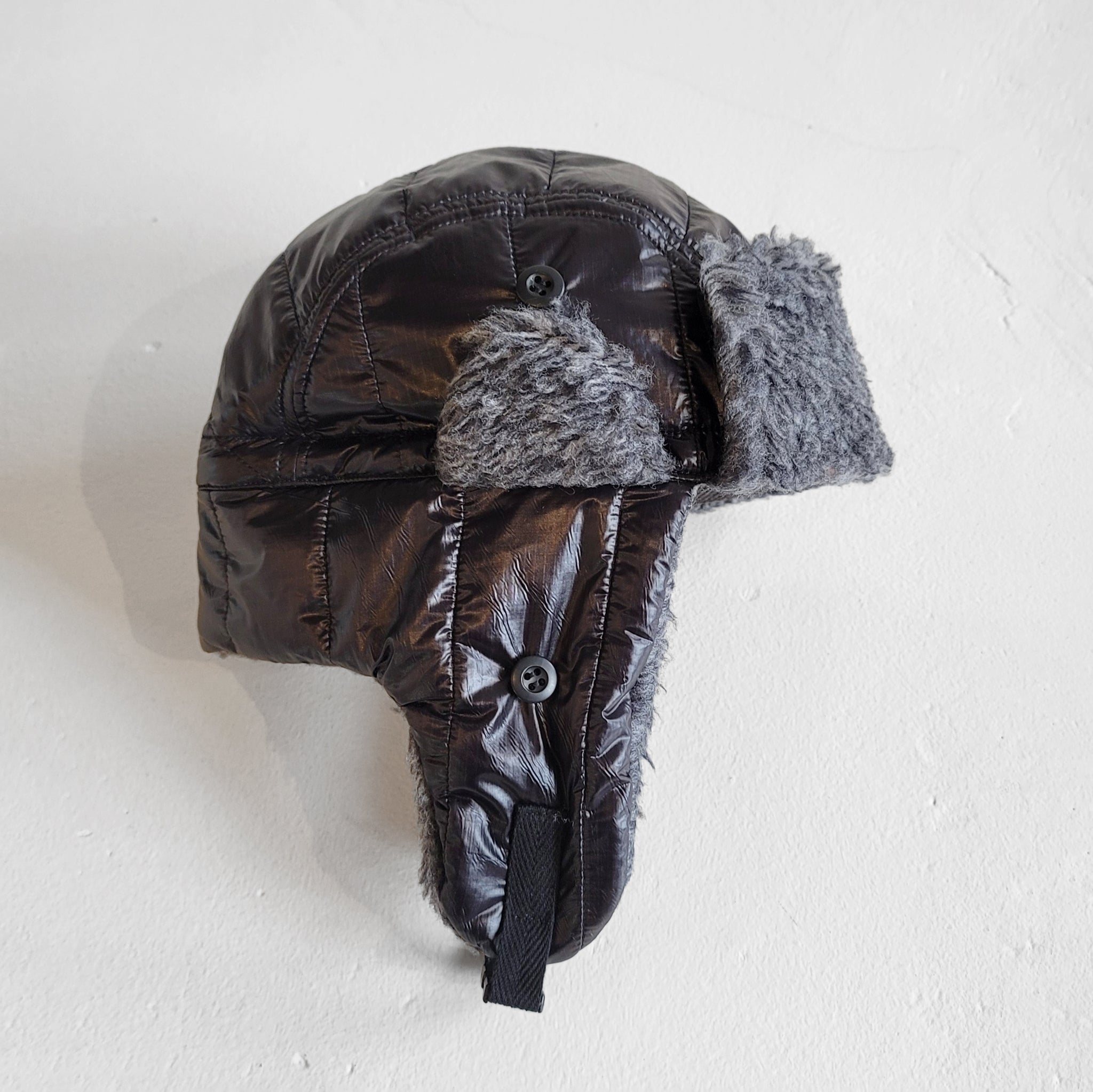 No:VOO-1162 | Name:QUILT BOMBER CAP | Color:Black【VOO_ヴォー】【入荷予定アイテム・入荷連絡可能】