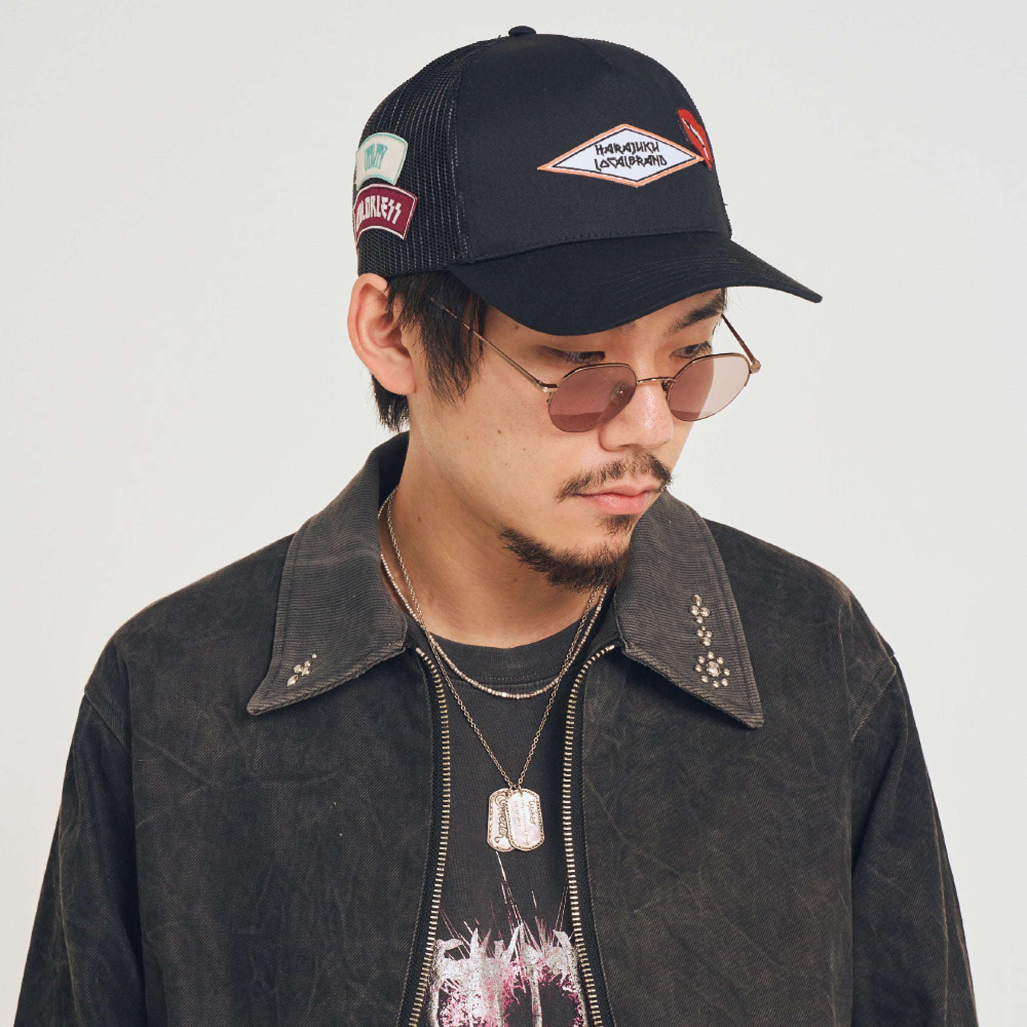 Studs work jacket – Black | EFFECTEN