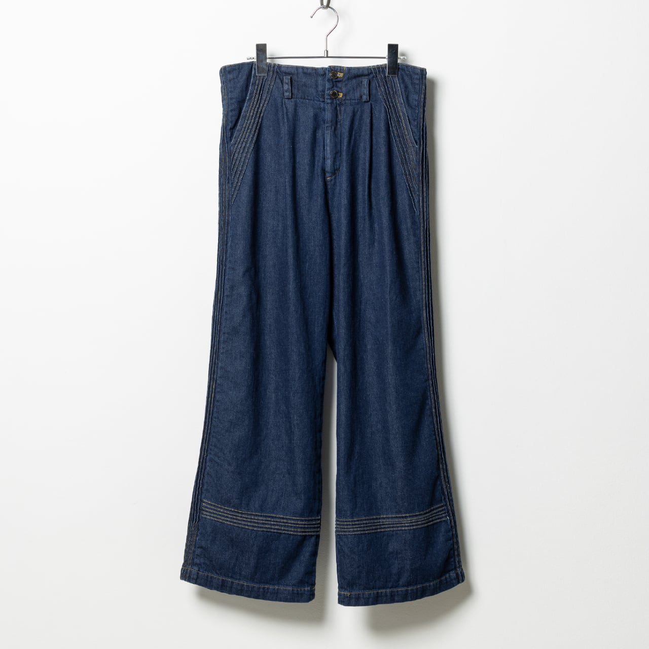 Denim Pants | Color_Navy | No_l-pa002_navy【Looper_ルーパー】