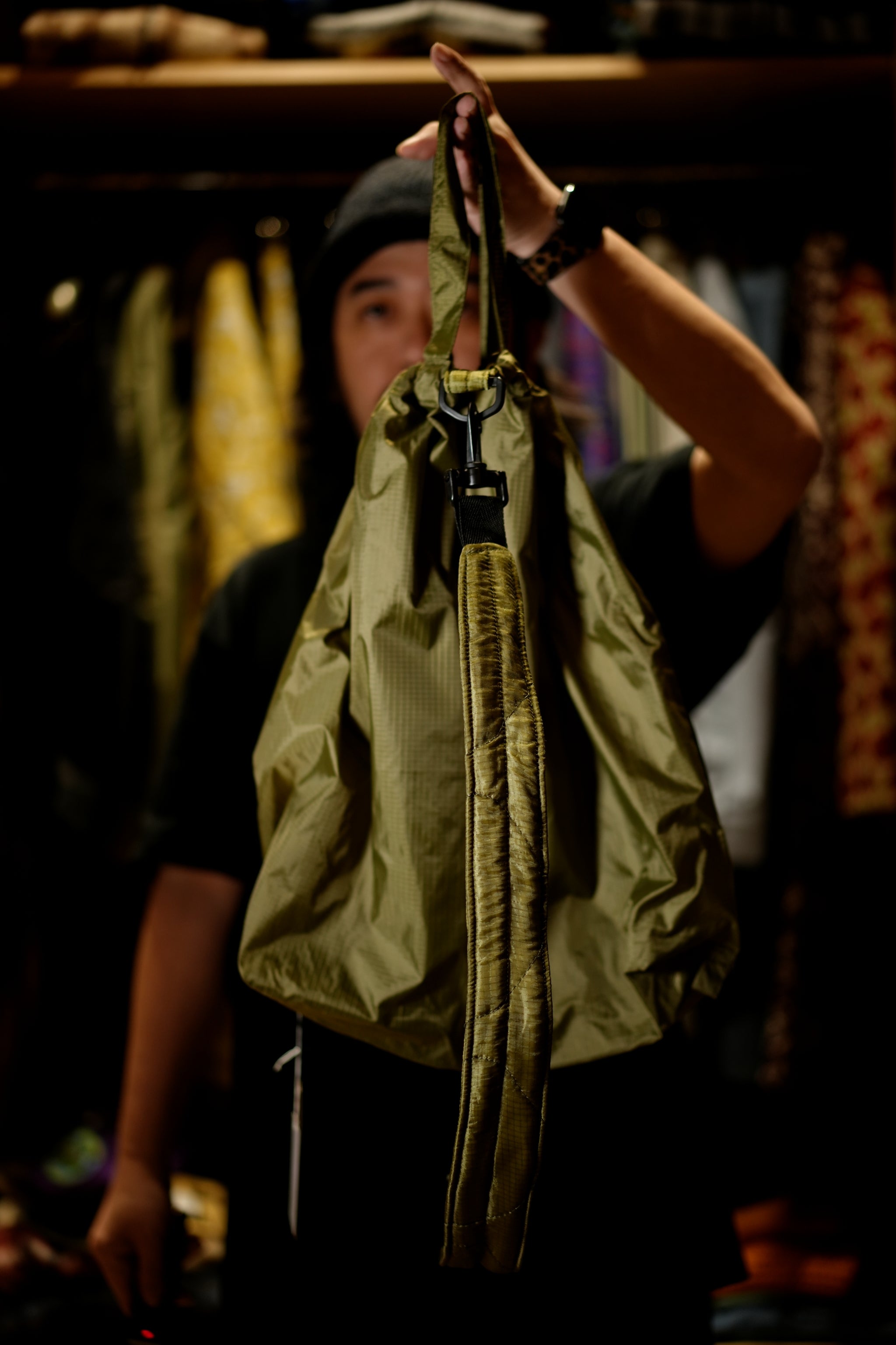 mate-285_Olive | ライナーパッチPKサック | Color:Olive【REHERSALL_リハーズオール】【archive】