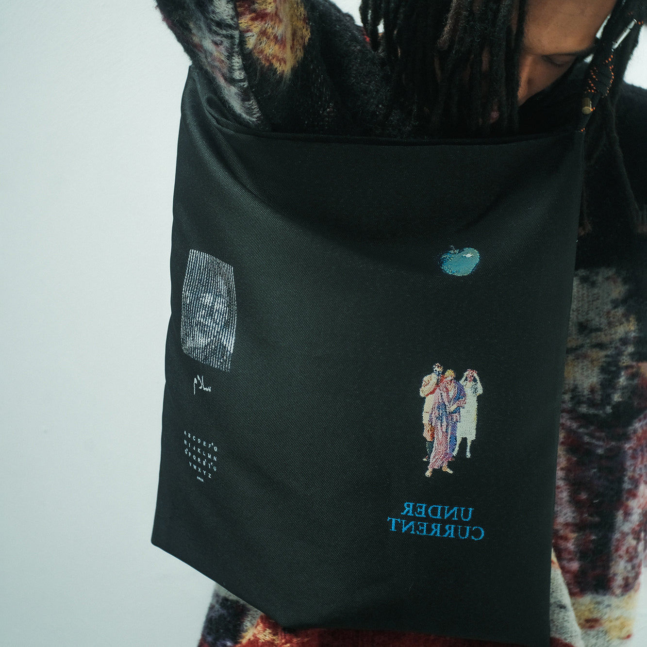 FLAGMENTS MIX RECORD BAG | Color_Black | No_sf25aw-22_black【STOF_ストフ】