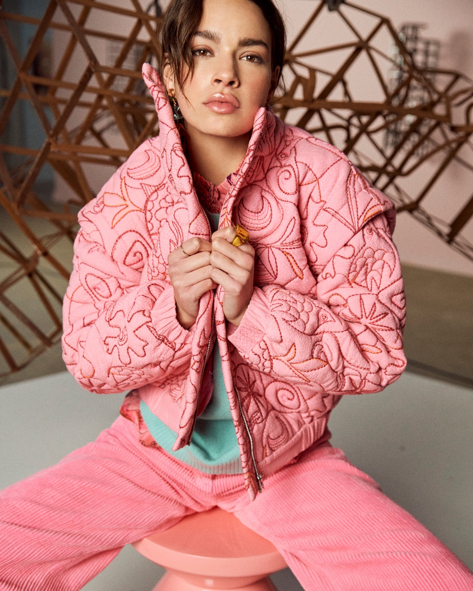 SP7383 | JACKET – Dreams French Pink | POM AMSTERDAM