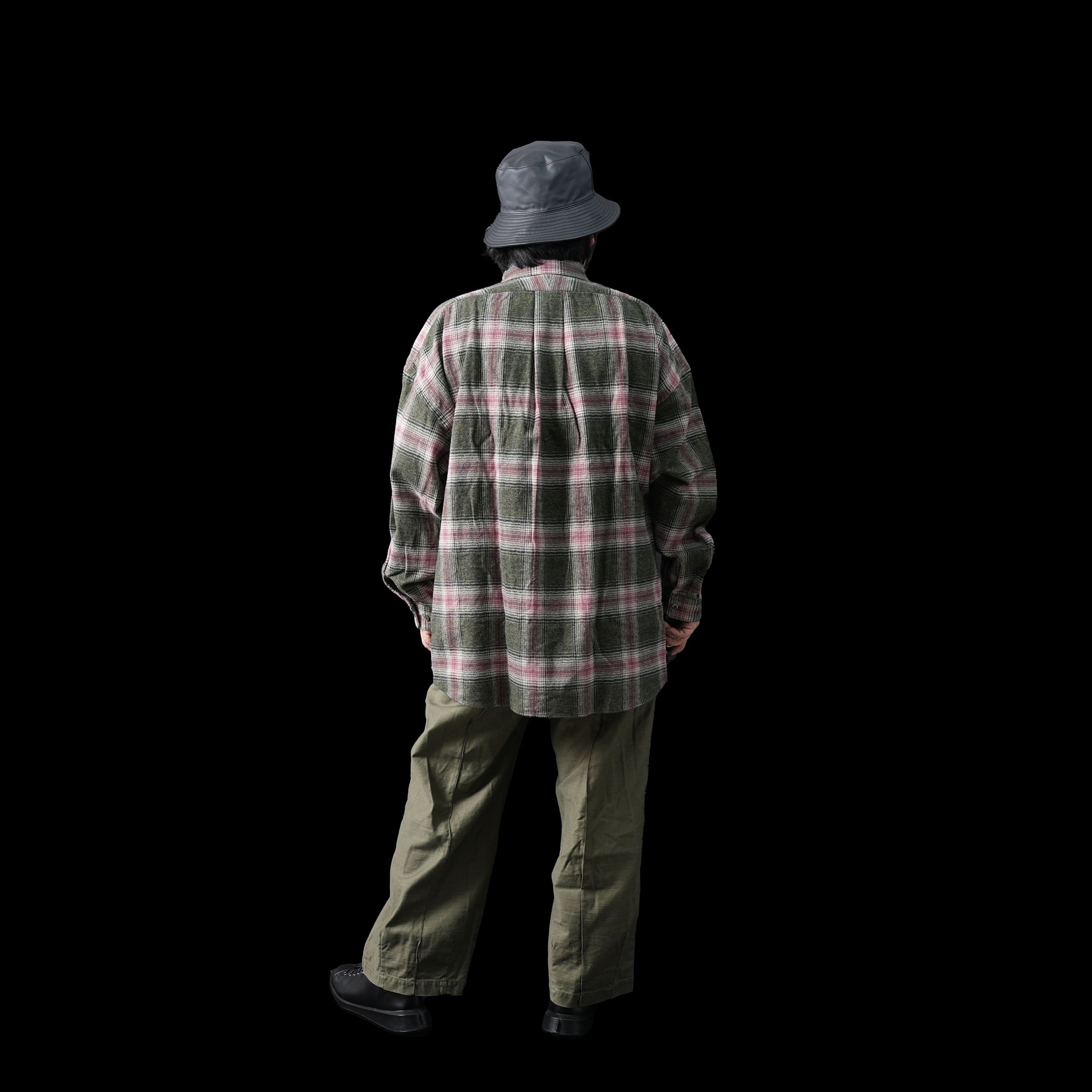 No:2023aw-RGW-01 | Name:REGULAR WIDE SHIRT-AMERANGE CHECK | Color:Yellow/Blue/Red【CATTA_カッタ】