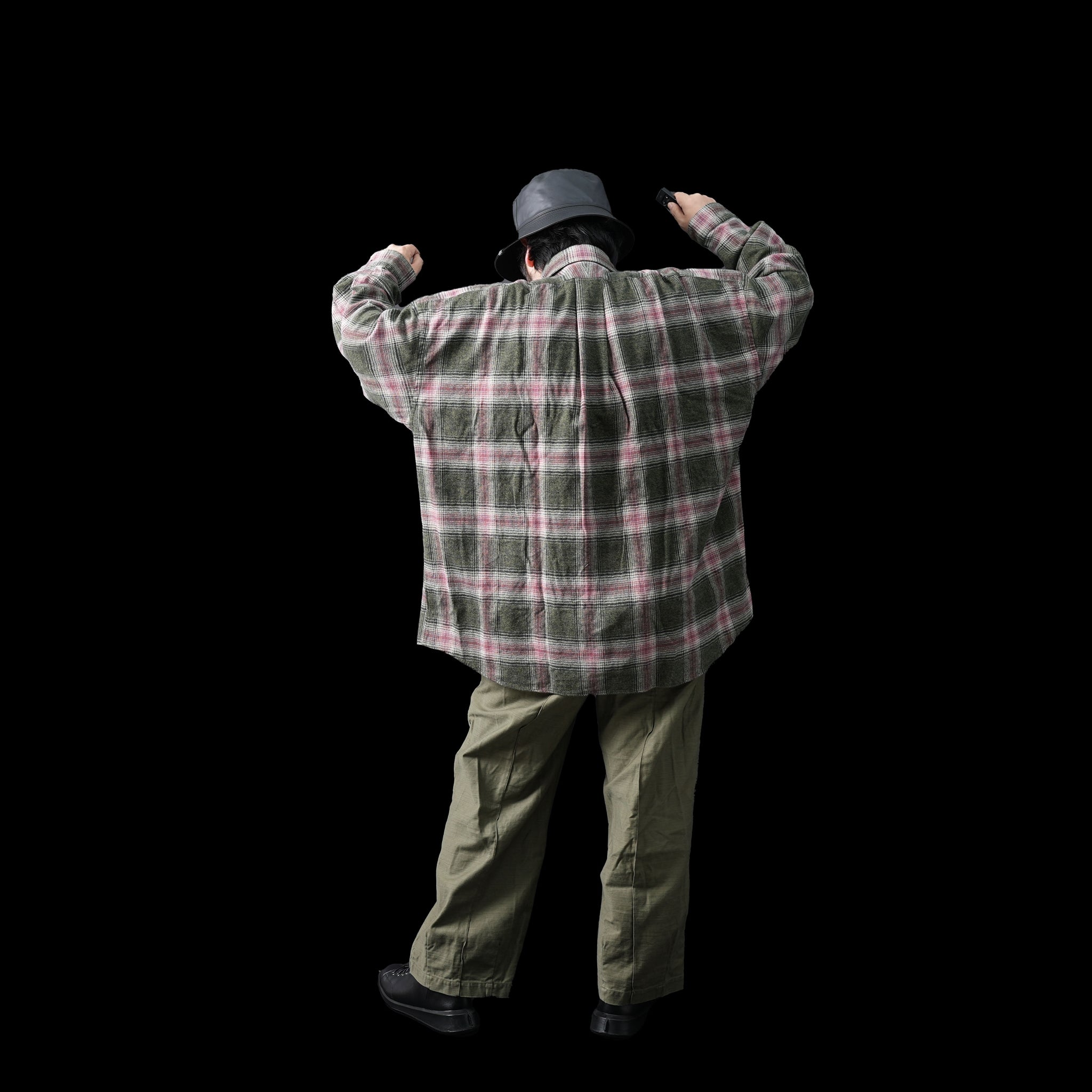 No:2023aw-RGW-01 | Name:REGULAR WIDE SHIRT-AMERANGE CHECK | Color:Yellow/Blue/Red【CATTA_カッタ】