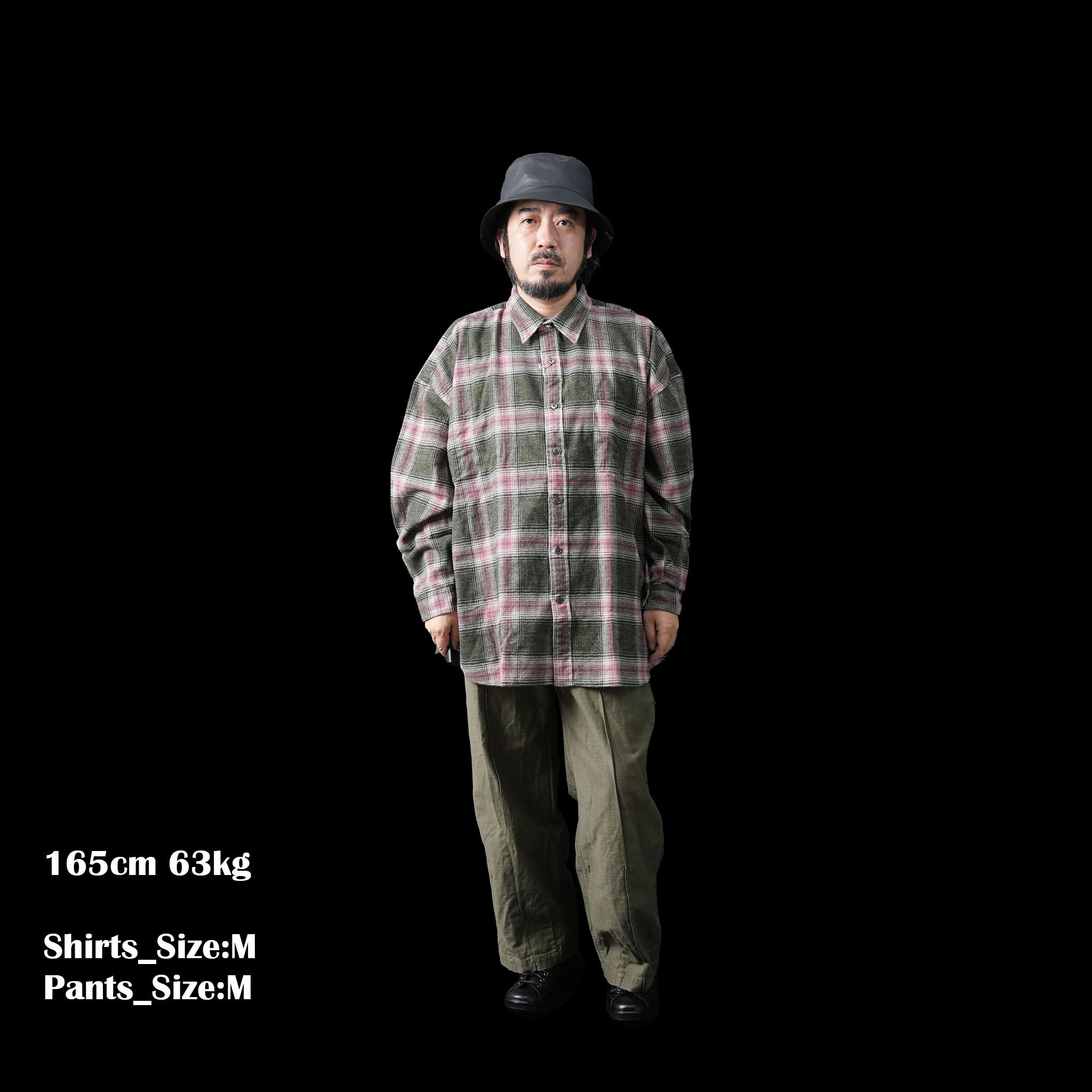 No:2023aw-RGW-01 | Name:REGULAR WIDE SHIRT-AMERANGE CHECK | Color:Yellow/Blue/Red【CATTA_カッタ】