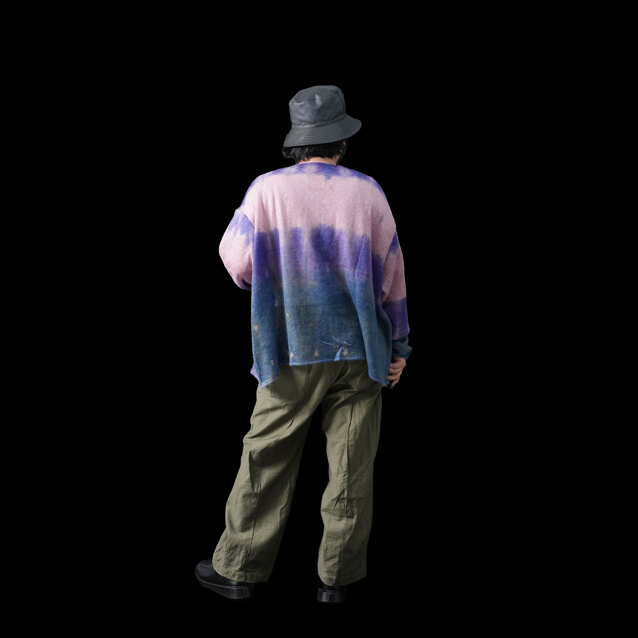 No:#pw23kt02b | Name:type p wool knit sweater | Color:Purple【PLATEAU STUDIO_プラトー スタジオ】