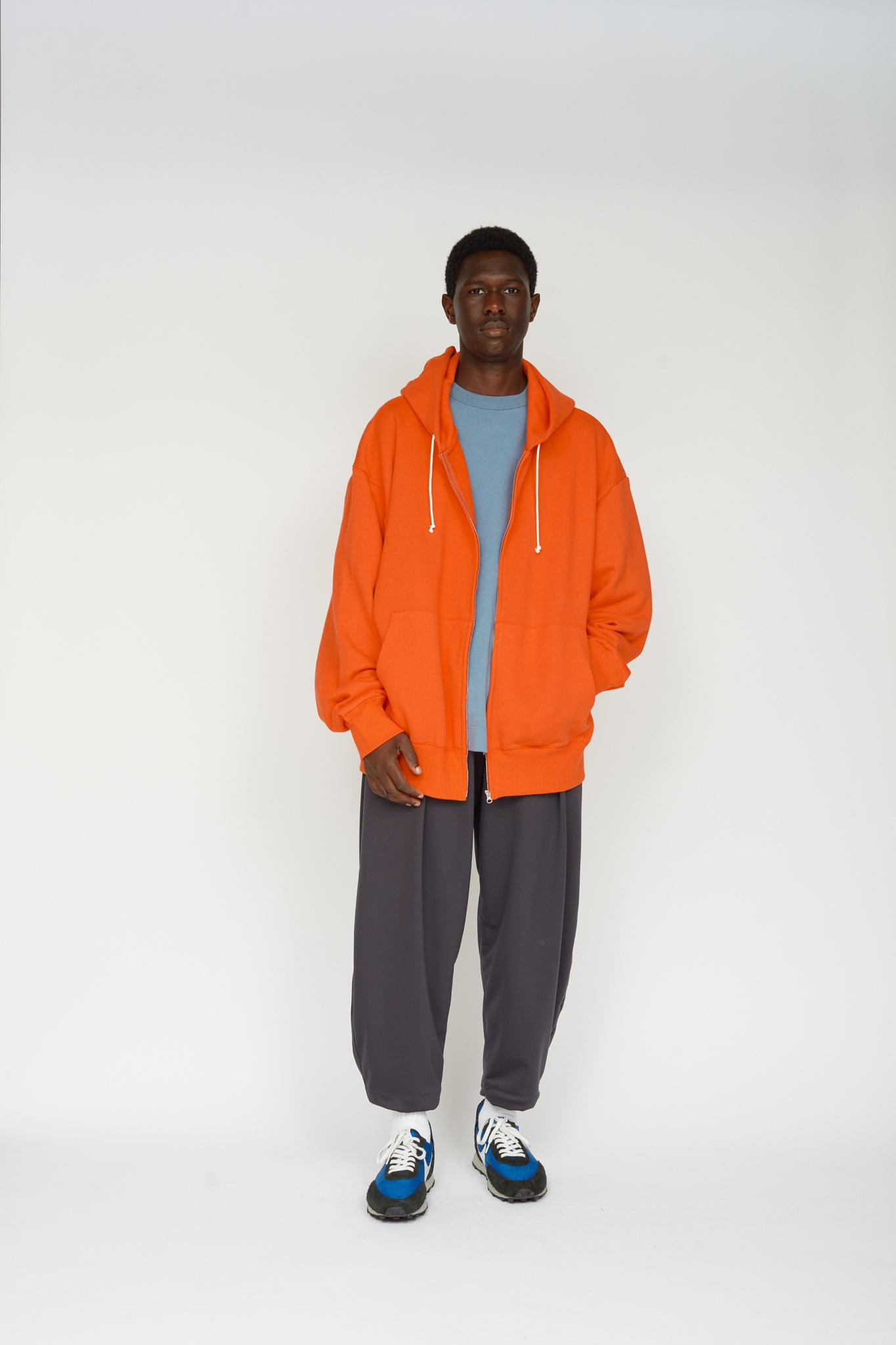 _173_Orange | ジップフーディー | Color:Orange【UNTRACE_アントレース】【archive】