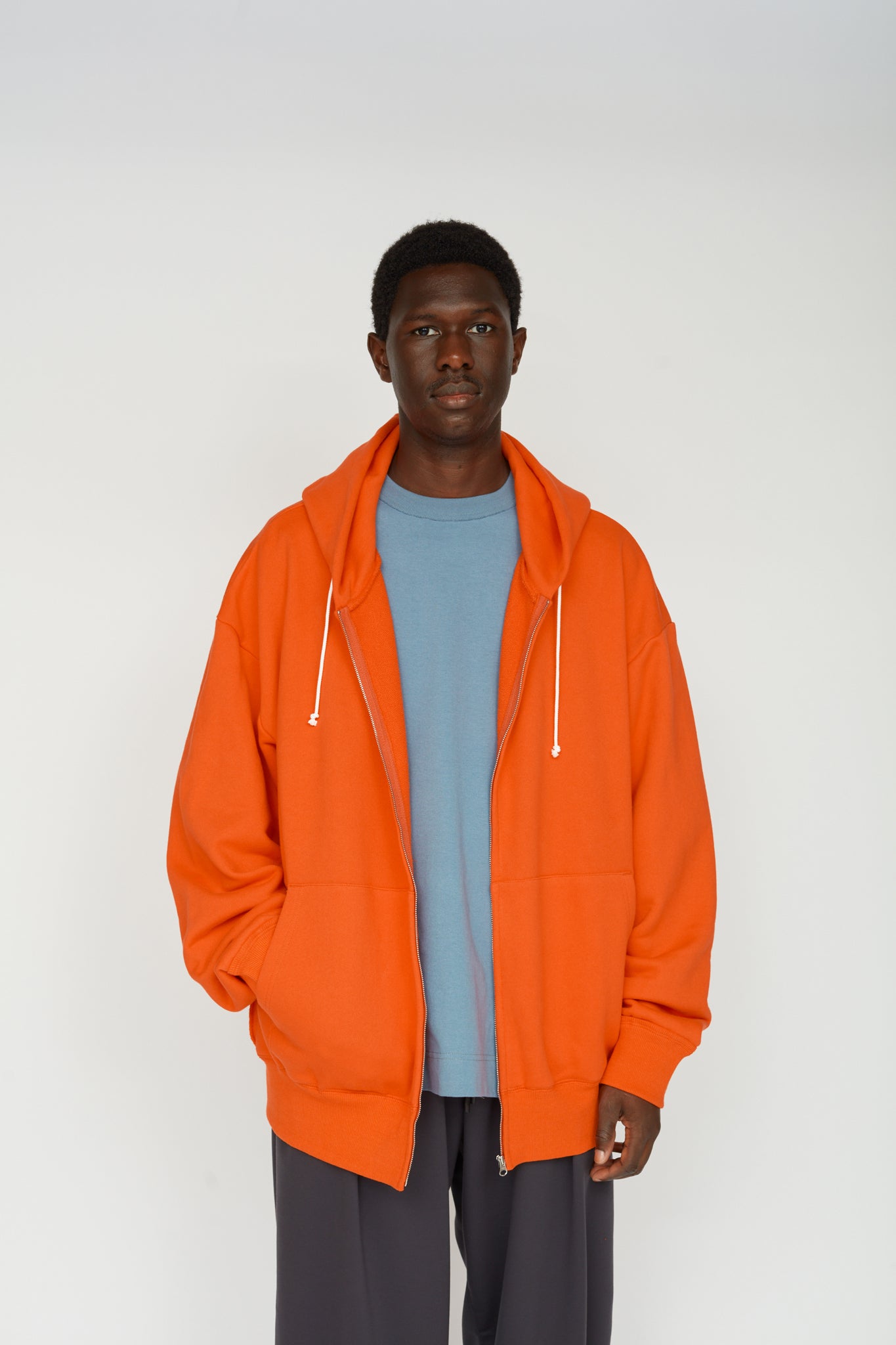 _173_Orange | ジップフーディー | Color:Orange【UNTRACE_アントレース】【archive】