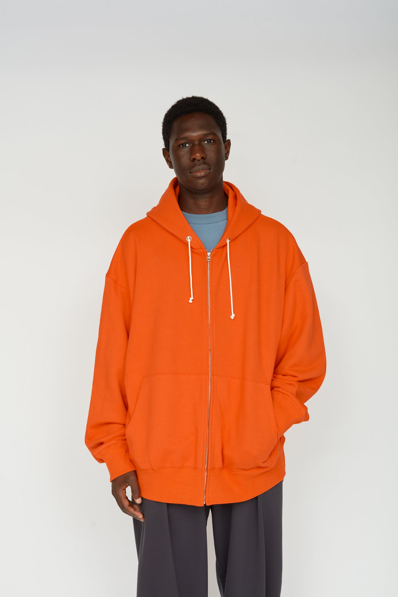 _173_Orange | ジップフーディー | Color:Orange【UNTRACE_アントレース】【archive】