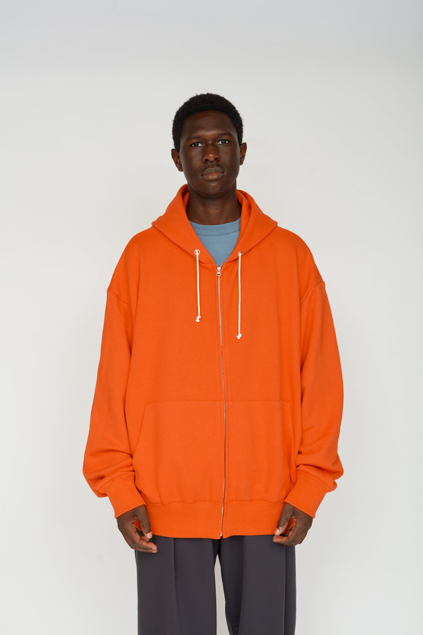 _173_Orange | ジップフーディー | Color:Orange【UNTRACE_アントレース】【archive】
