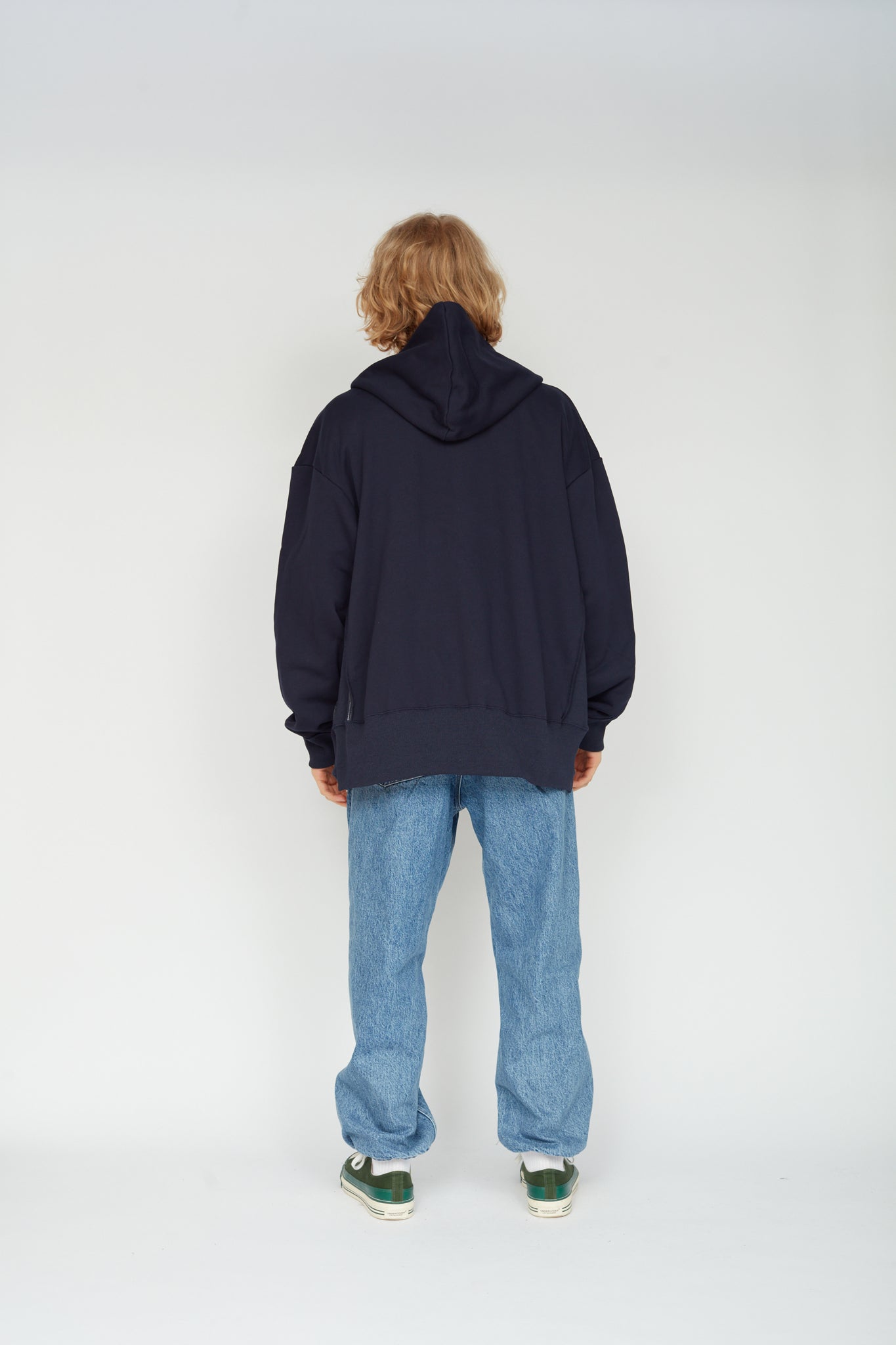 _173_Dark Navy | ジップフーディー | Color:Dark Navy【UNTRACE_アントレース】