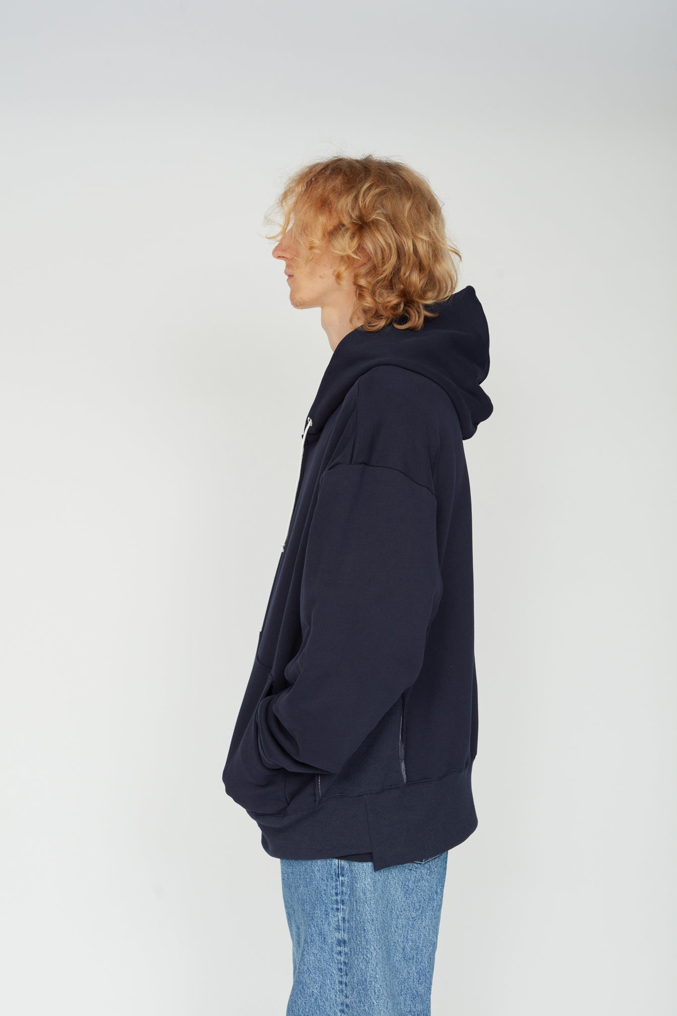 _173_Dark Navy | ジップフーディー | Color:Dark Navy【UNTRACE_アントレース】