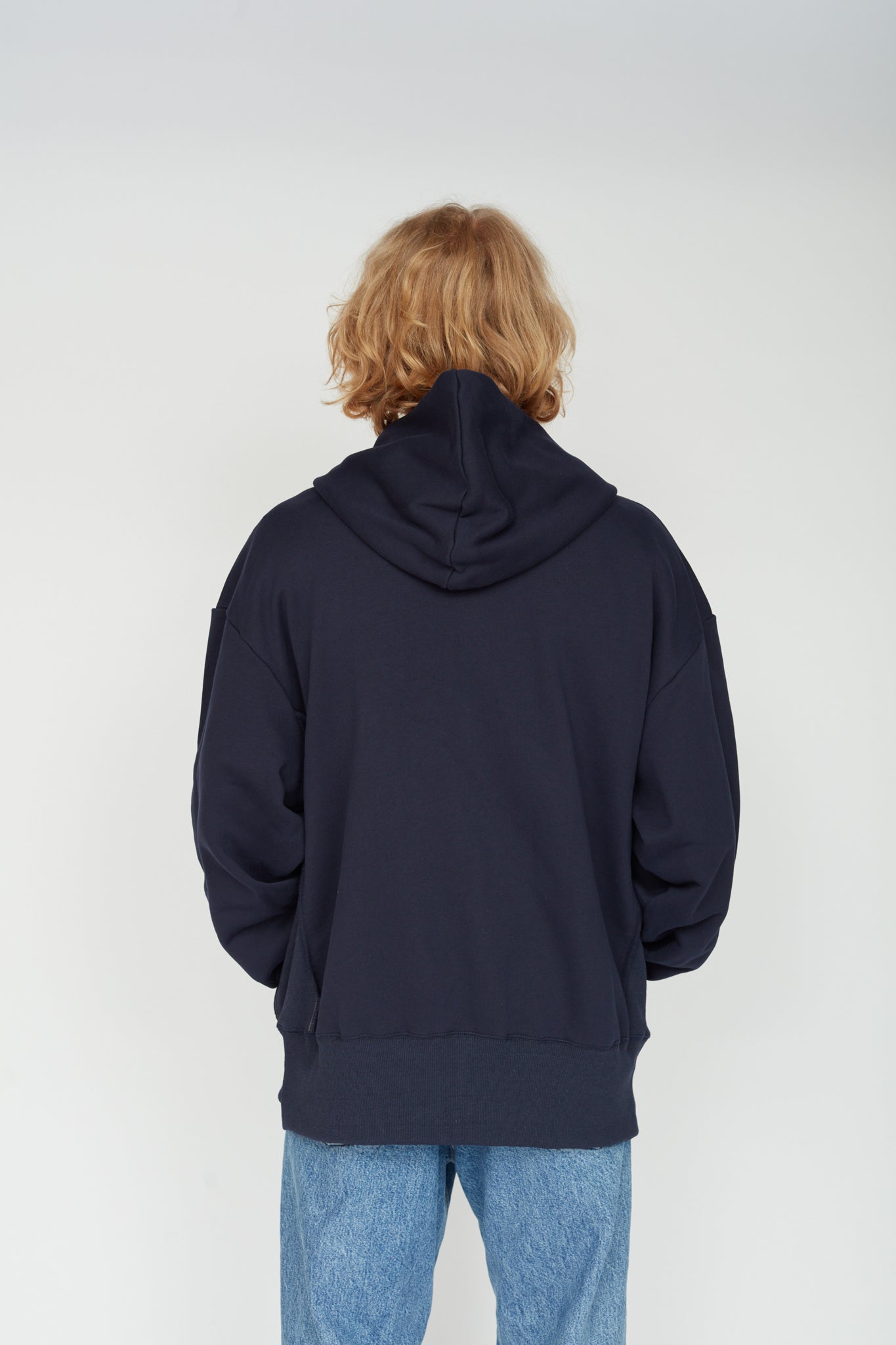 _173_Dark Navy | ジップフーディー | Color:Dark Navy【UNTRACE_アントレース】