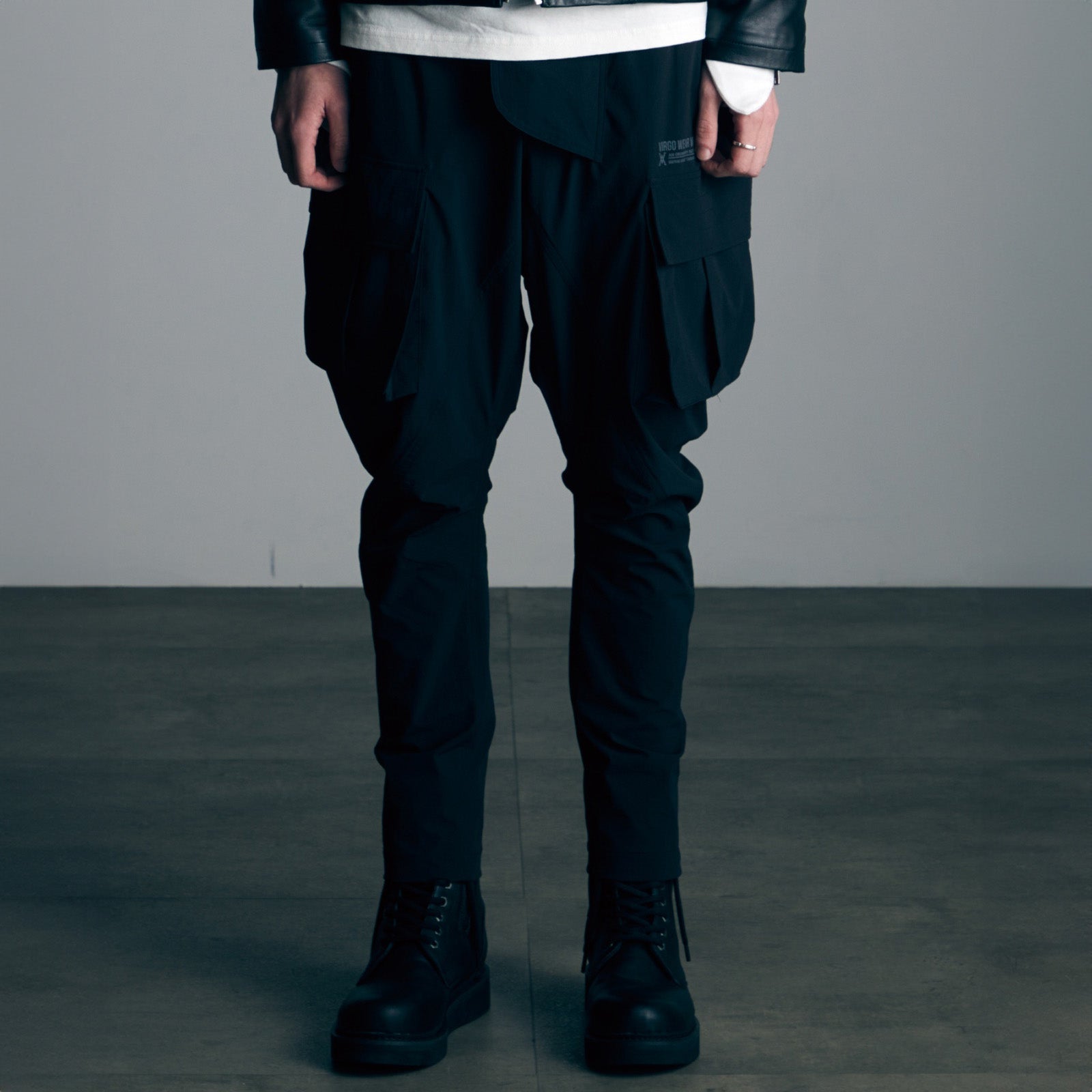 VG-PT-432_black | Grapping cargo {CORDURA} | Black【VIRGOwearworks_ヴァルゴウェアワークス】【archive】