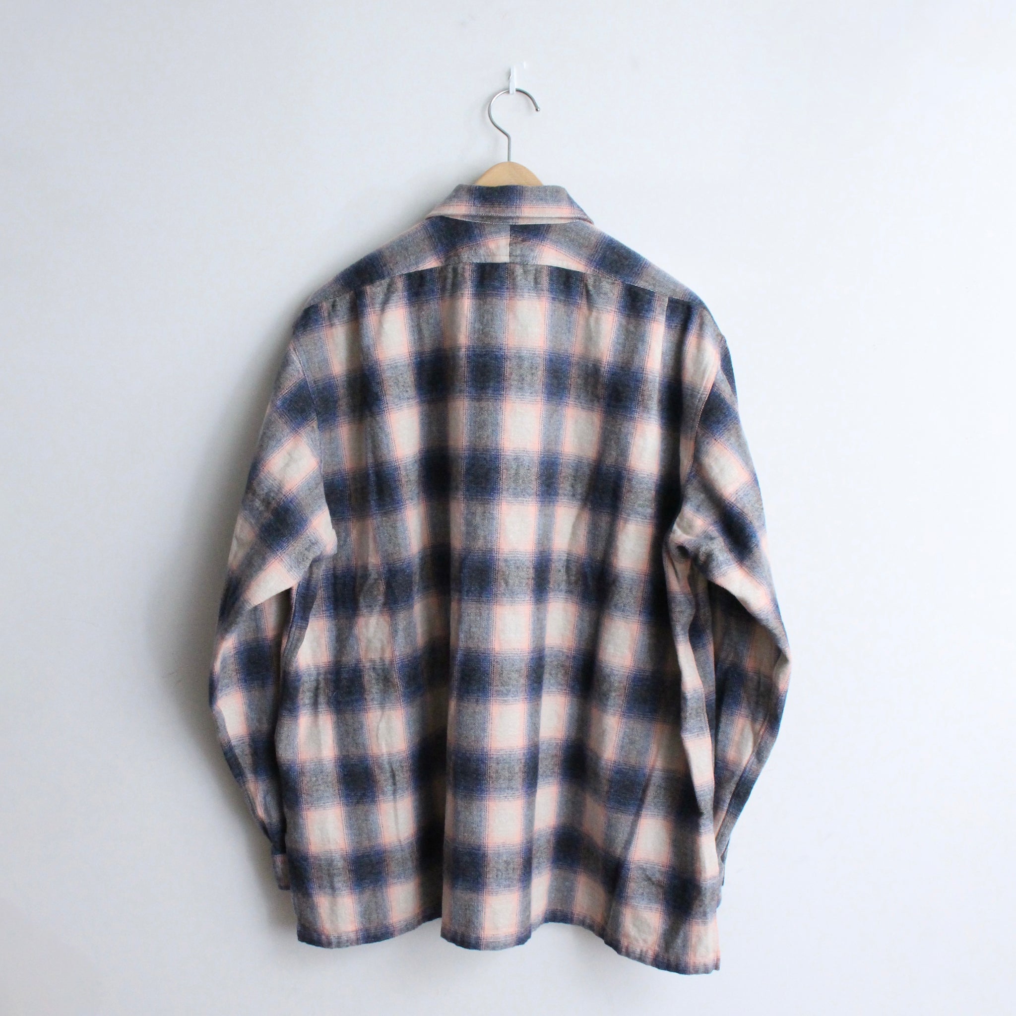 W POCKET SHIRT-OMBRE CHECK | Color_Pink | No_wp-03_pink【CATTA_カッタ】【入荷予定アイテム・入荷連絡可能】