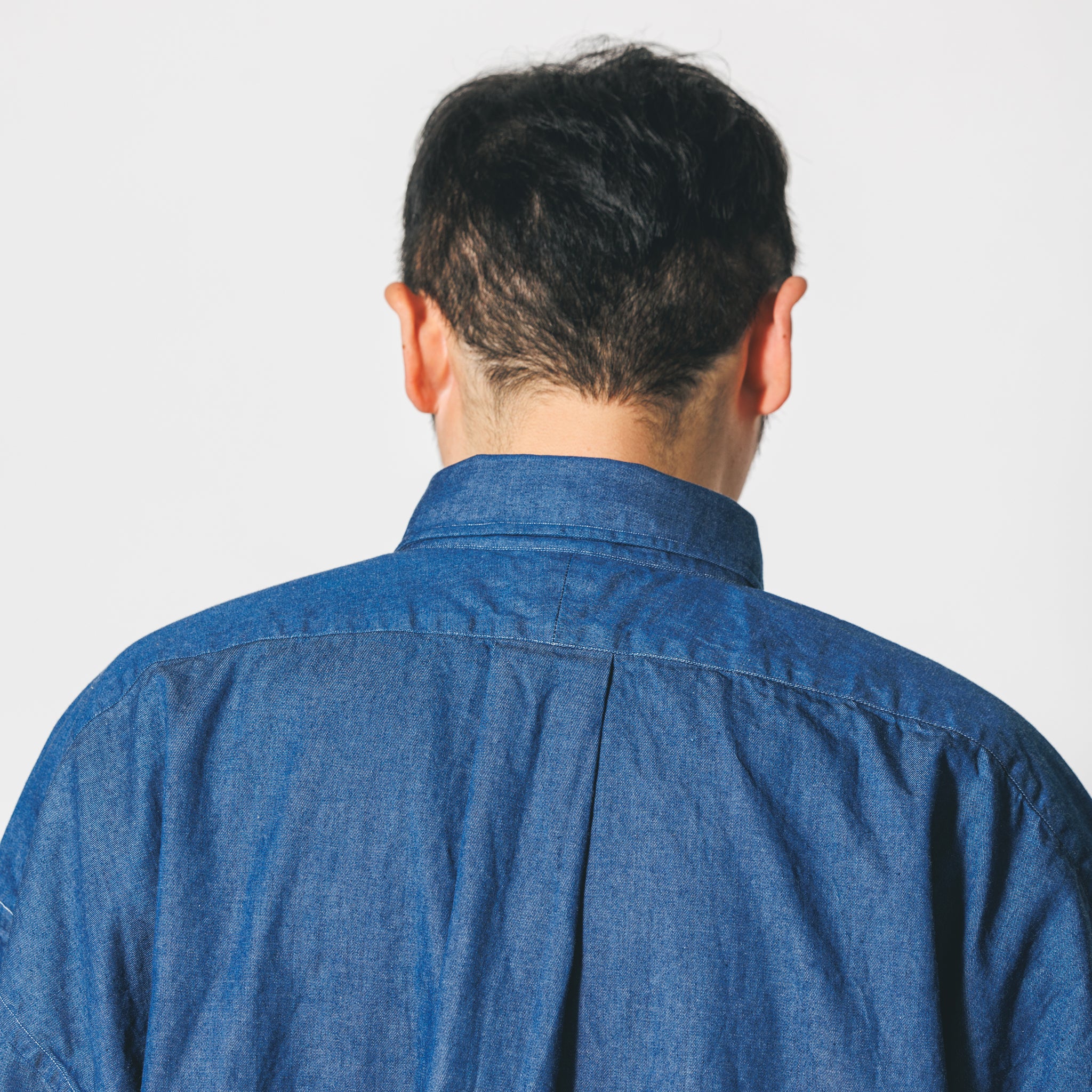 REGULAR WIDE W POCKET SHIRT-DENIM | Color_Navy | No_rgw-01wp_navy【CATTA_カッタ】