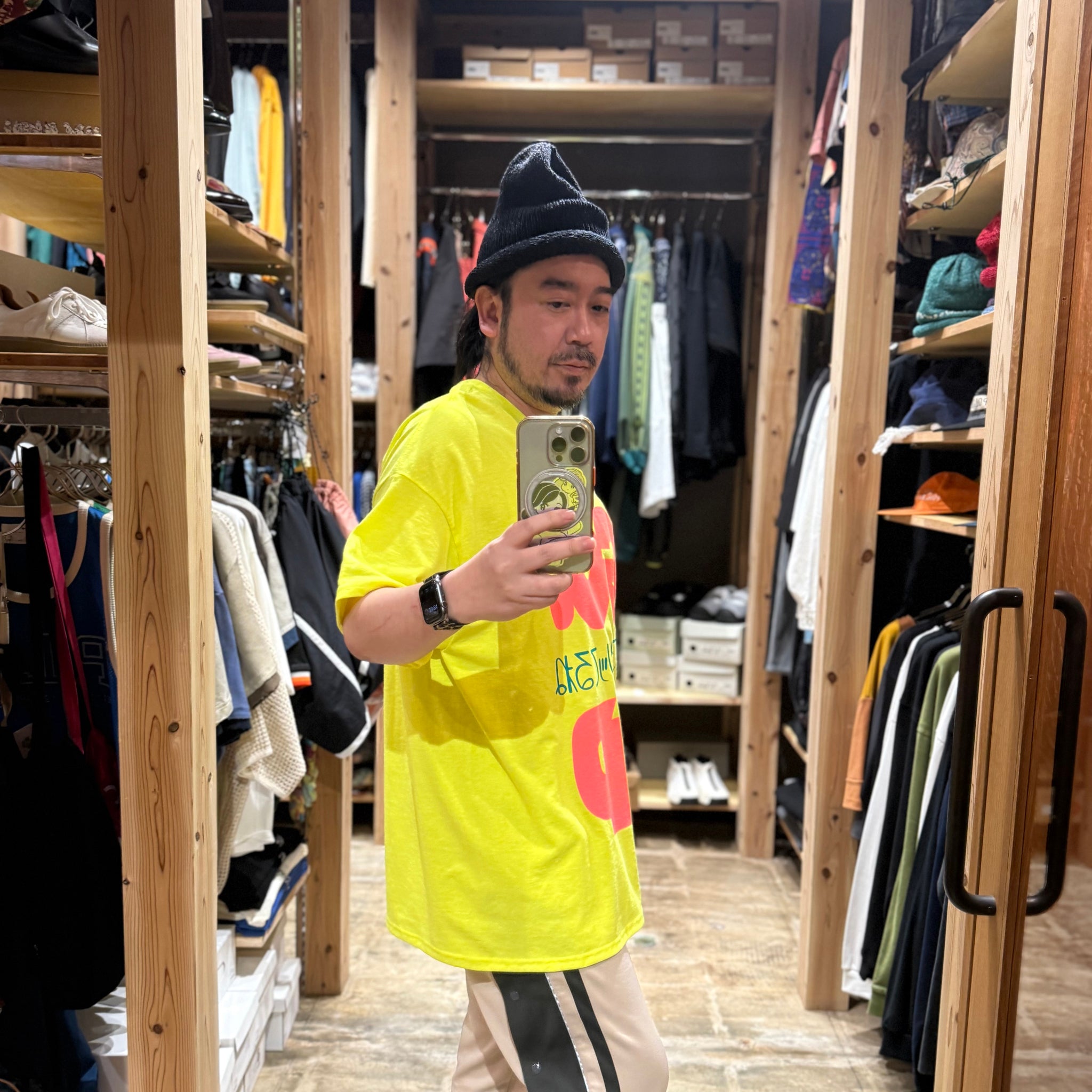 OK-prt-029 | Go Up Tee | Color:Gray/N Yellow【OK_オーケー】【ネコポス選択可能】【archive】