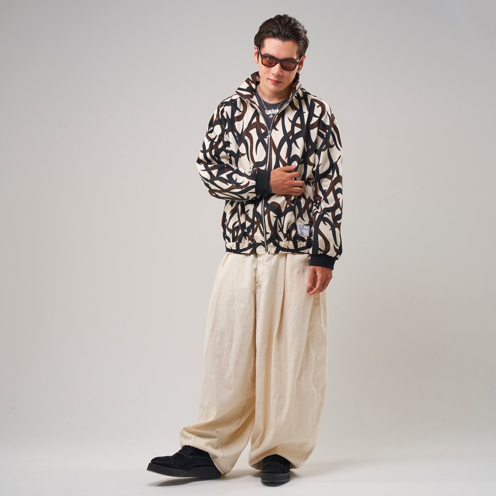 No:efnot-04 | Name: Tribal Camouflage Jaket| Color:Tribal Camo | Size:Free【EFFECTEN_エフェクテン】