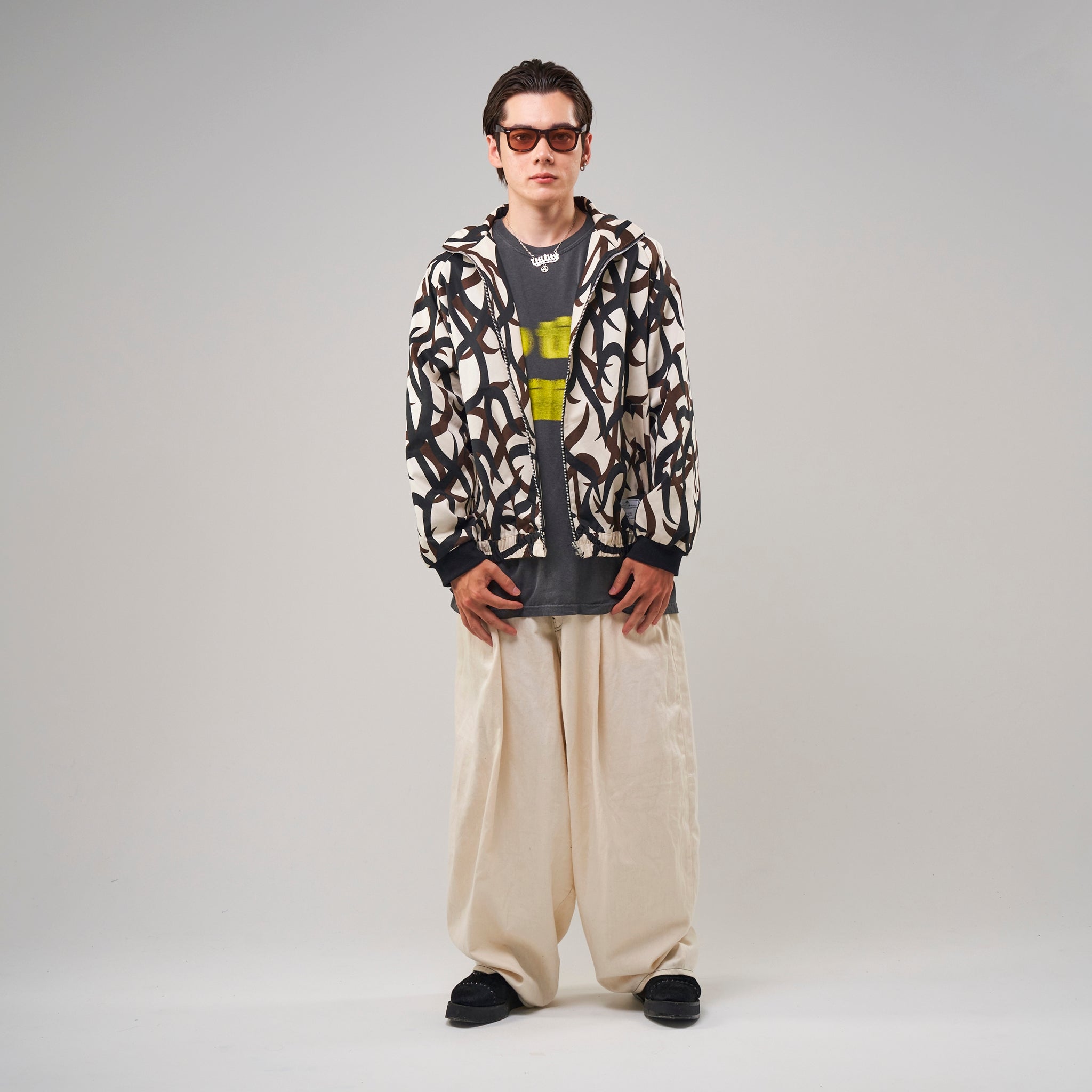 No:efnot-04 | Name: Tribal Camouflage Jaket| Color:Tribal Camo | Size:Free【EFFECTEN_エフェクテン】