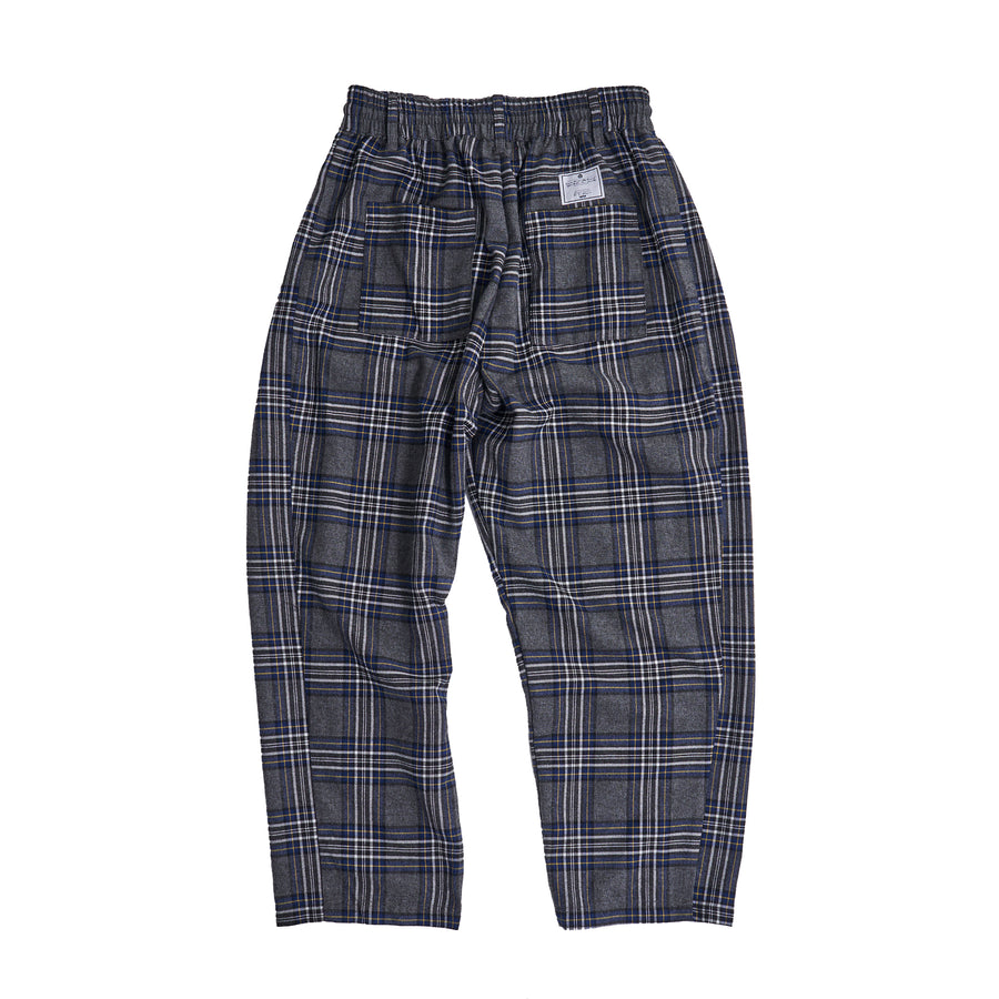 Tartan check EZ Pants – Red/Gray | Size:Free | EFFECTEN