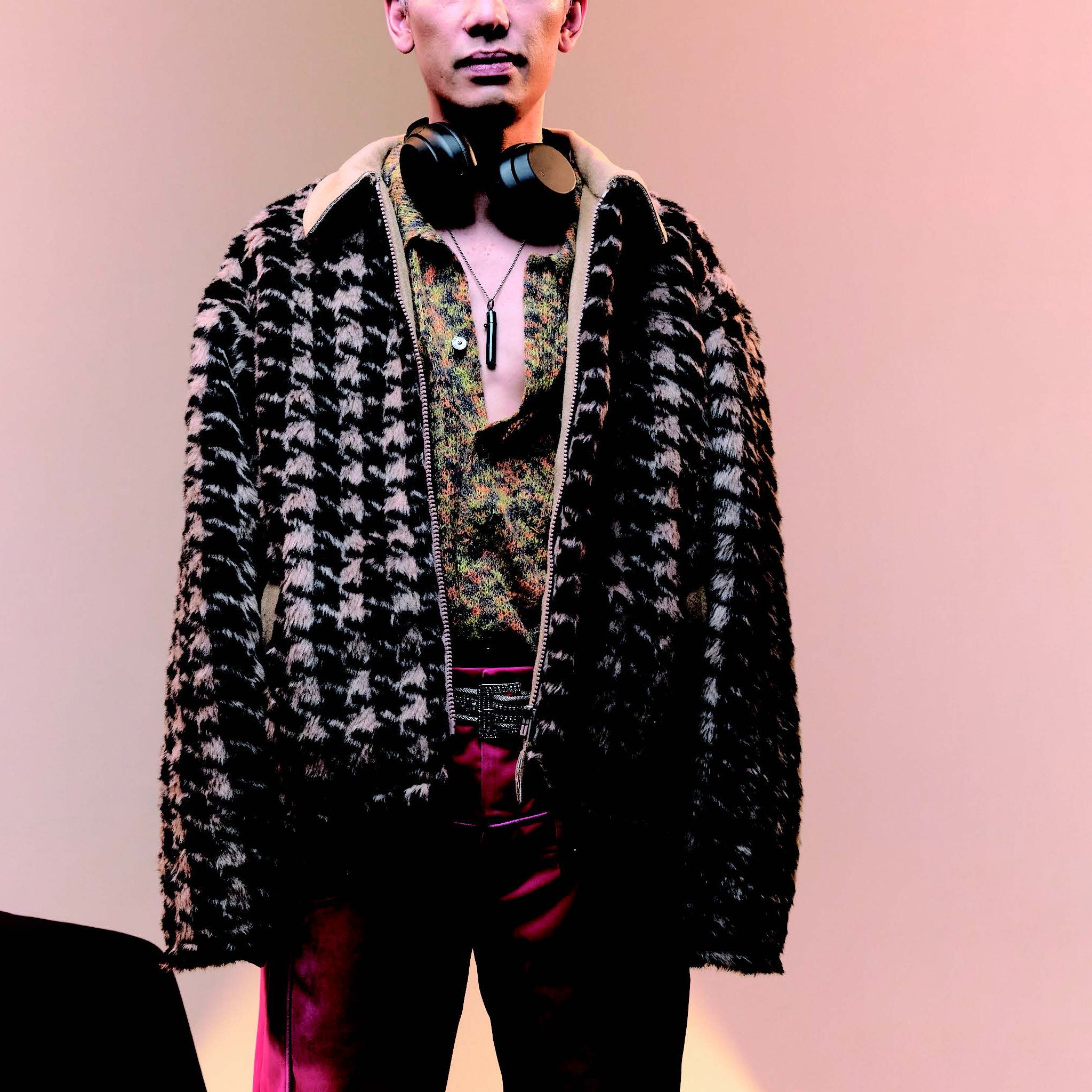 No:#pw23j05 | Name:monster blouson | Color:Brown Black【PLATEAU STUDIO_プラトー スタジオ】