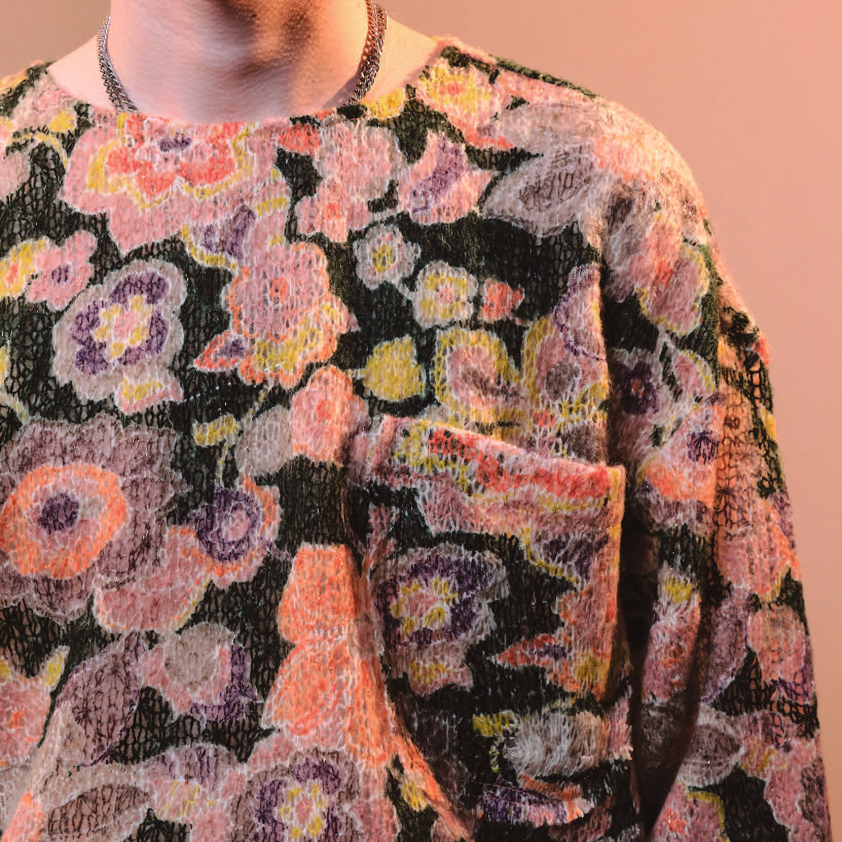Type p wool knit sweater – Mix | PLATEAU STUDIO