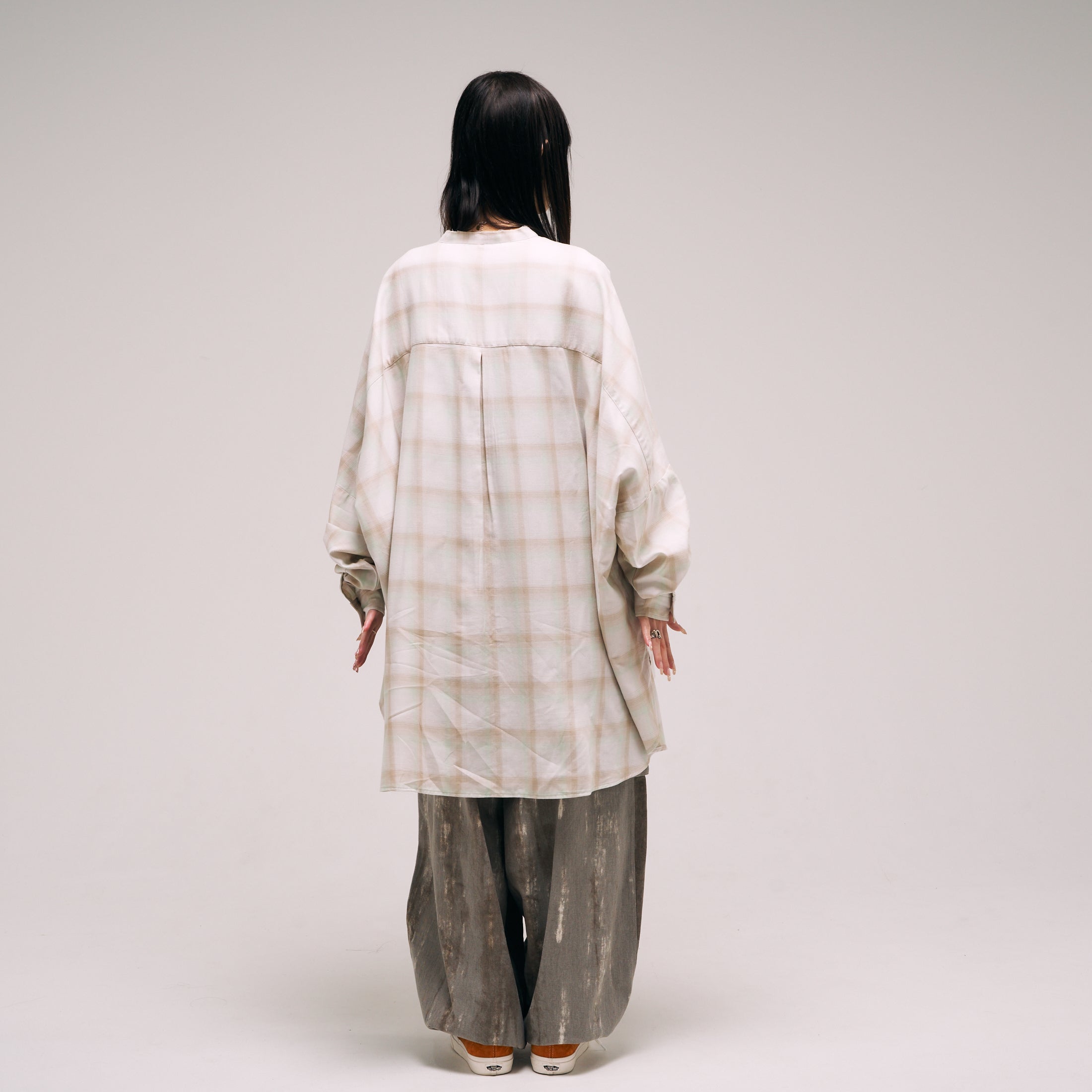 efmm-03_Gray Mix | Twill Balloon Wide Cargo Pants | Color:Gray Mix【EFFECTEN_エフェクテン】