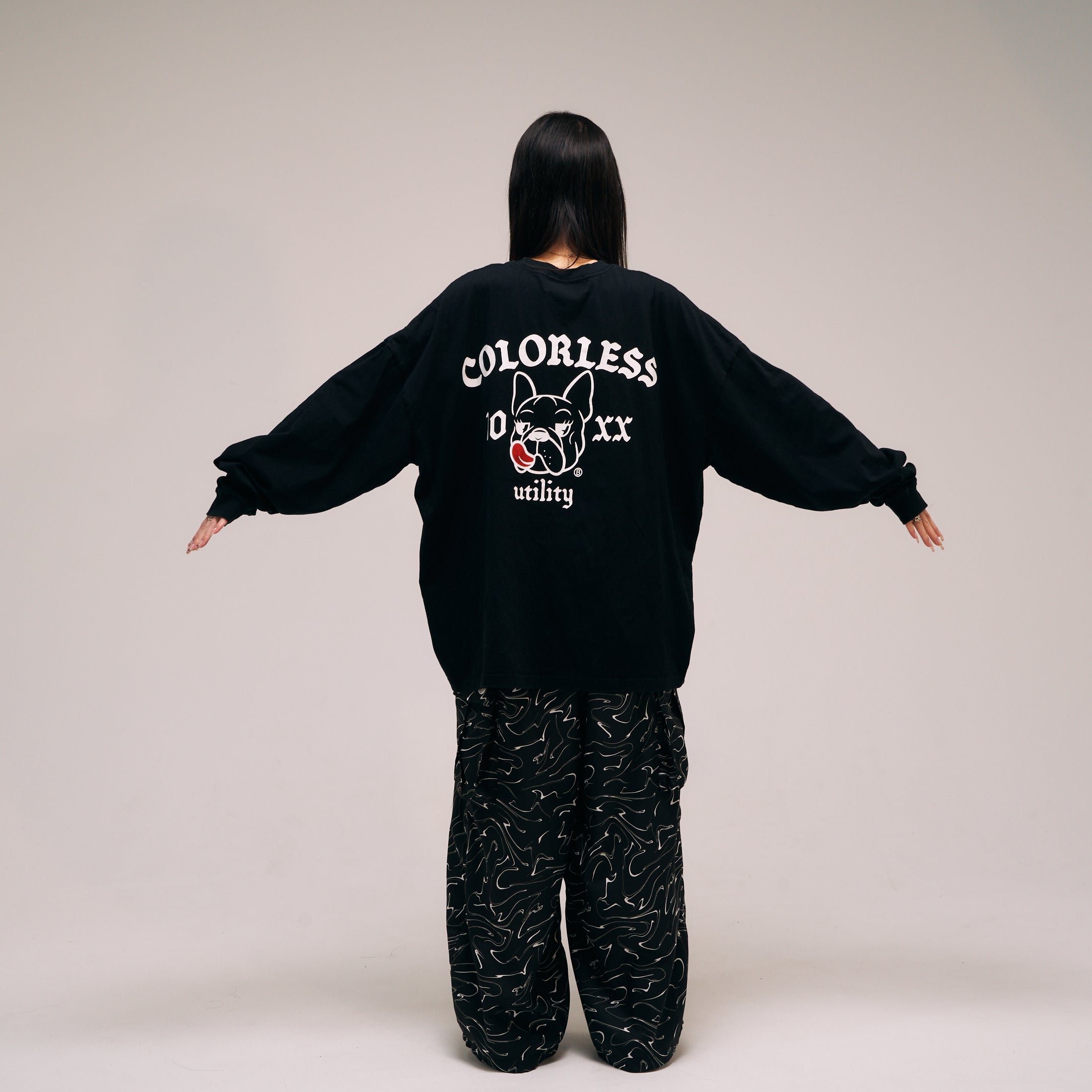 efmm-22_Snake Pattern | Marble Balloon Wide Cargo Pants | Color:Snake Pattern【EFFECTEN_エフェクテン】【archive】