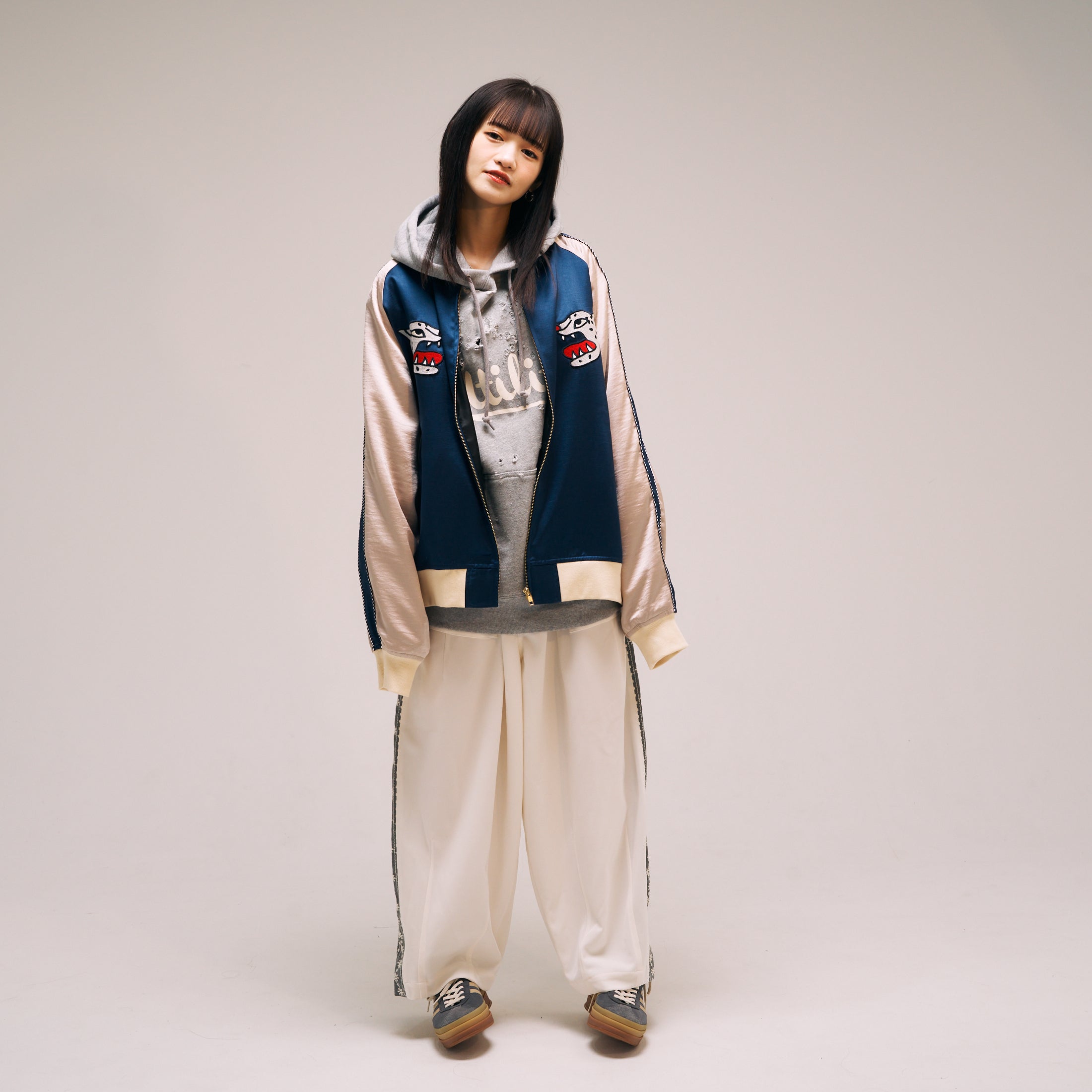 efmm-13_Navy | Dig Effecten Souvenir Jacket | Color:Navy【EFFECTEN_エフェクテン】【archive】