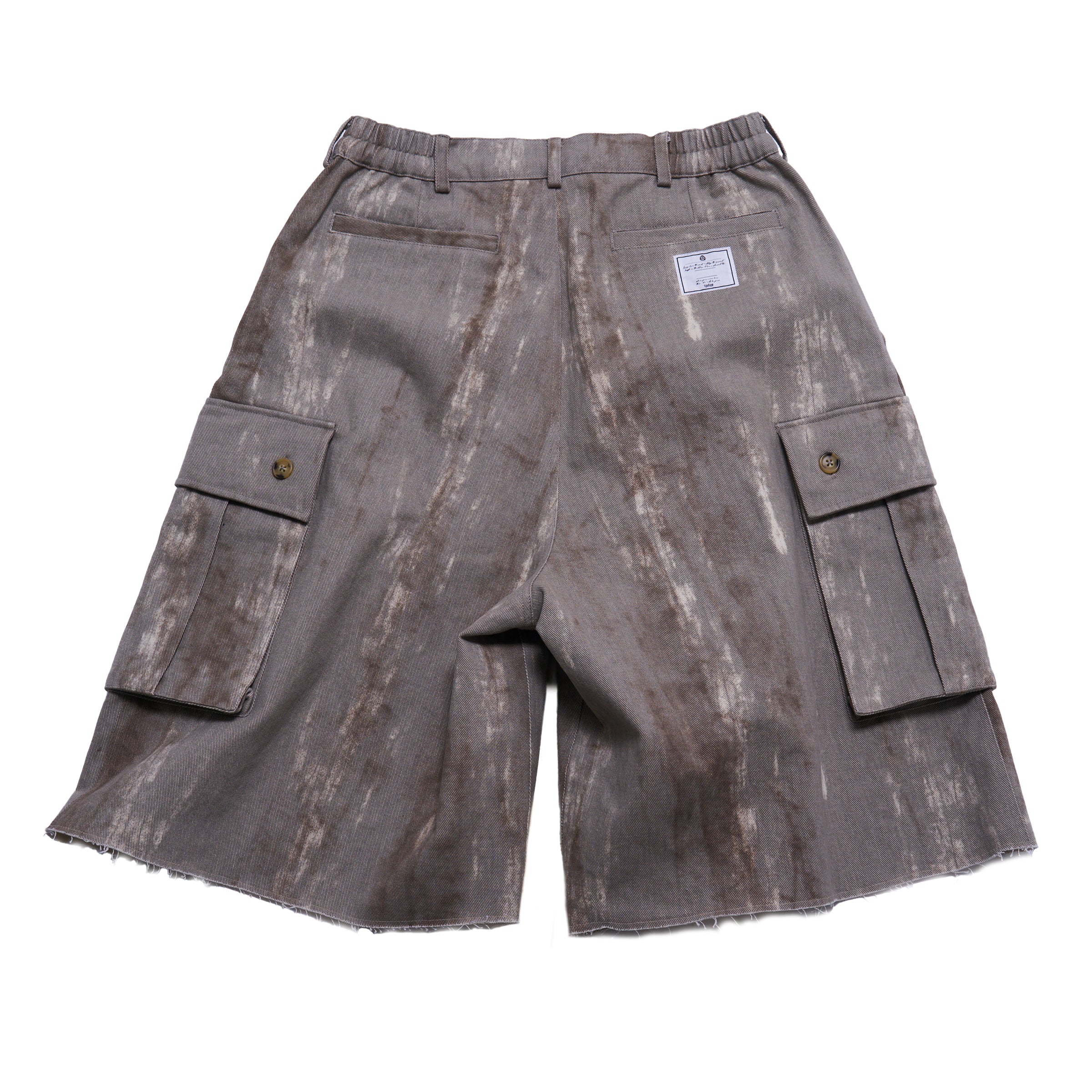 efmm-04_Gray Mix | Twill Wide Cargo Short Pants | Color:Gray Mix【EFFECTEN_エフェクテン】