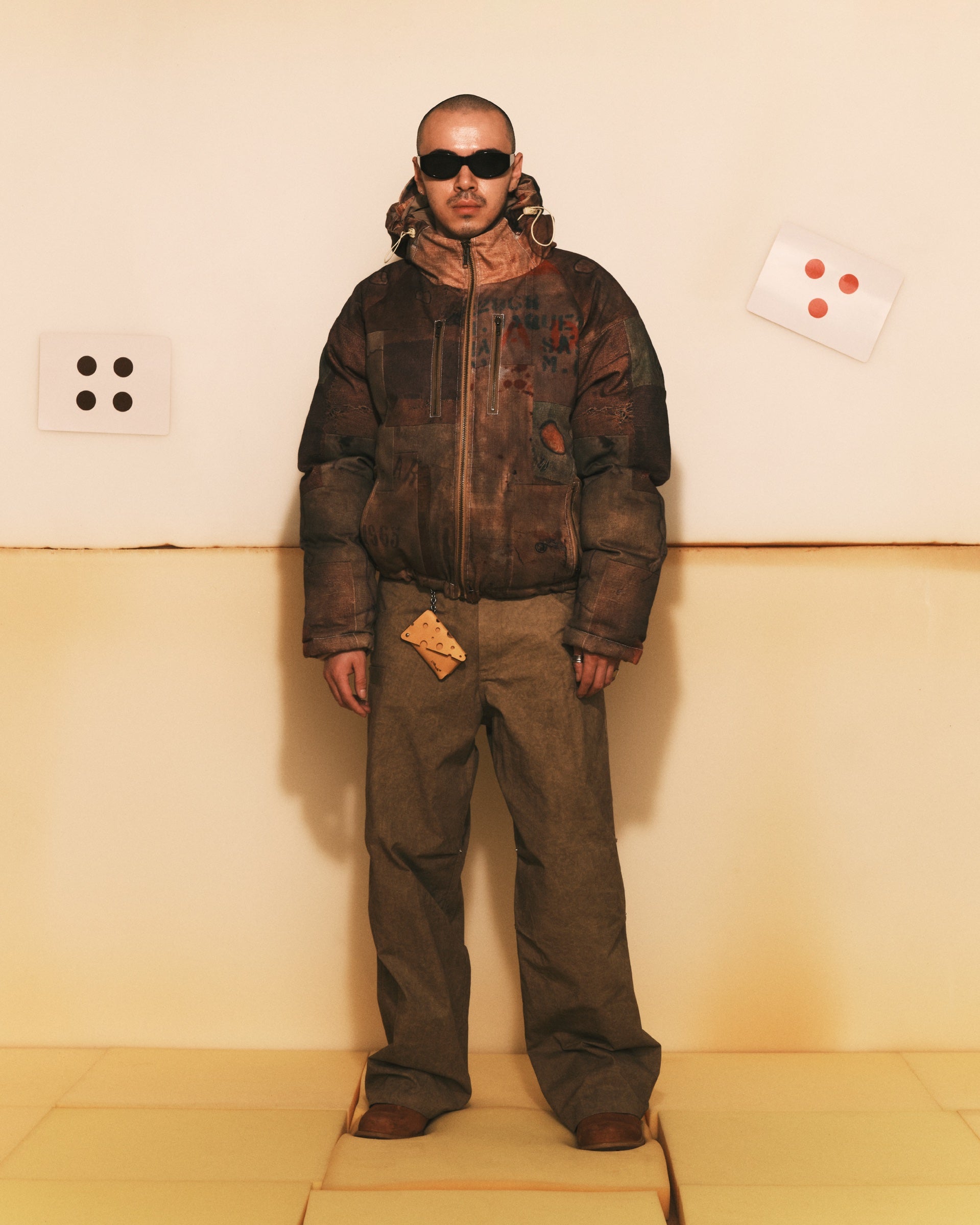 Pla24awj10_Digital print | Digital print puffer | Color:Digital Print【PLATEAU STUDIO_プラトー スタジオ】【archive】