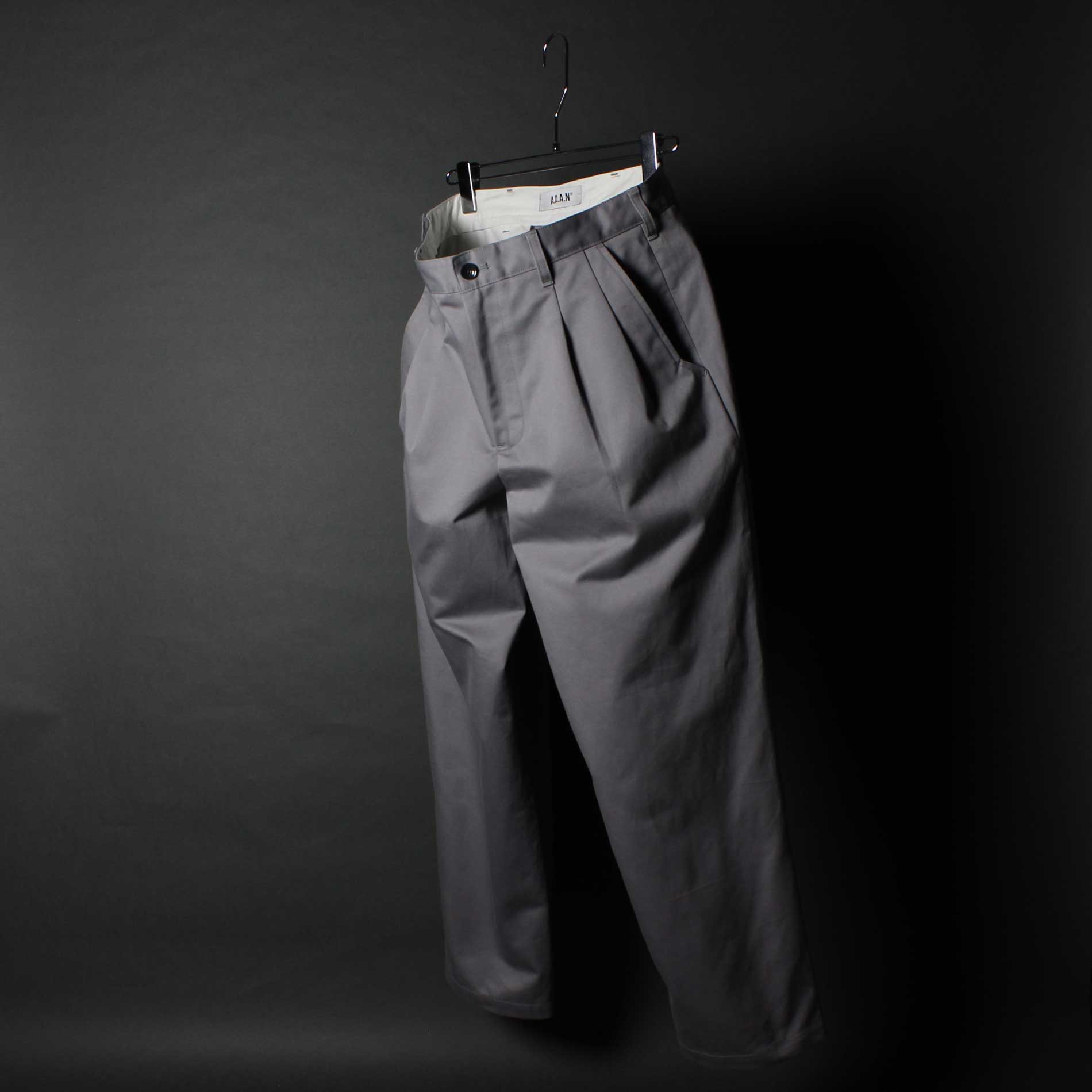 AD00246 | ADAN TROUSERS | Color:Gray/Navy【ADAN_エーディーエーエヌ】