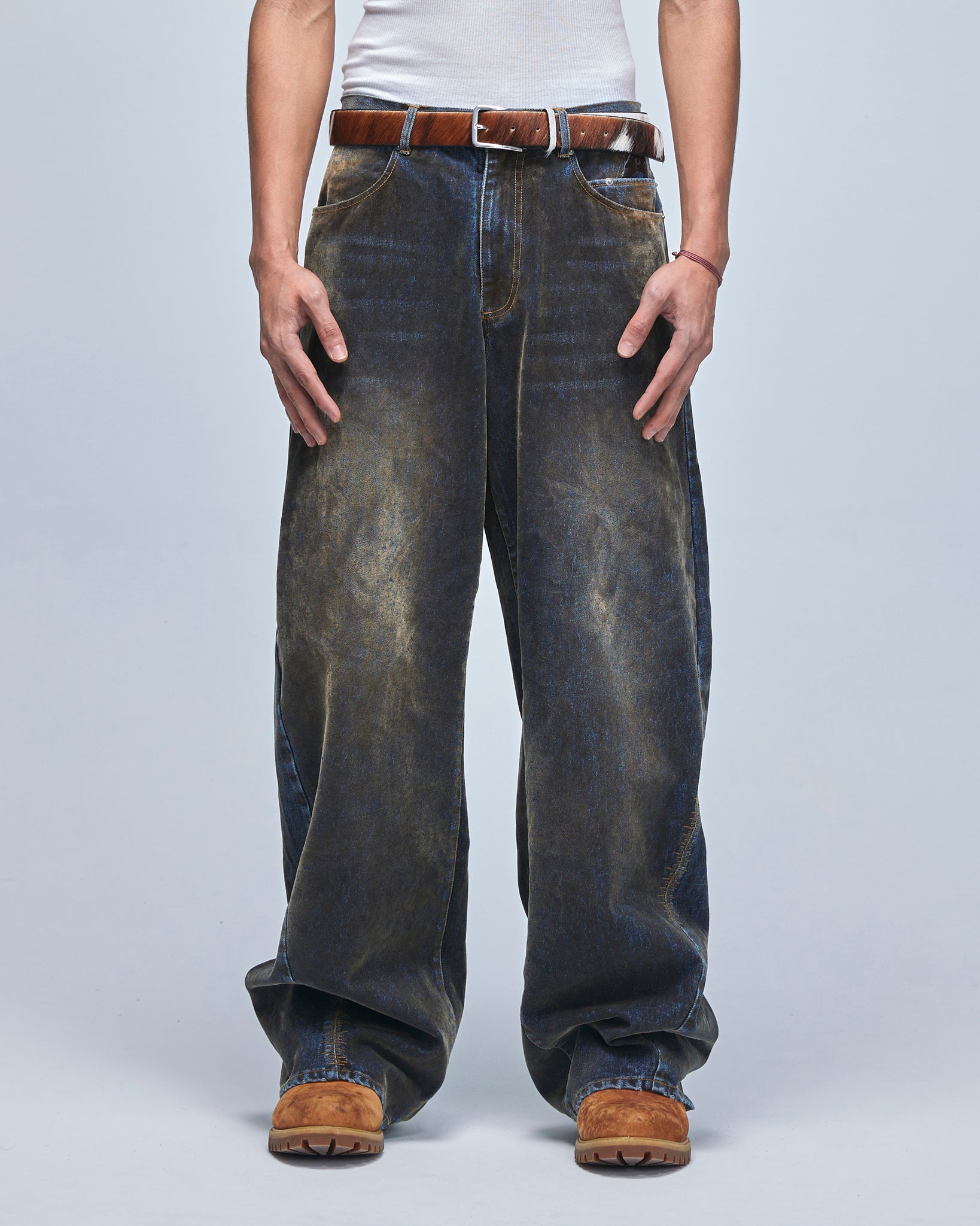 Curvy work pants | Color_Washed Velvet | No_pla25awp02-1_washed velvet【PLATEAU STUDIO_プラトー スタジオ】