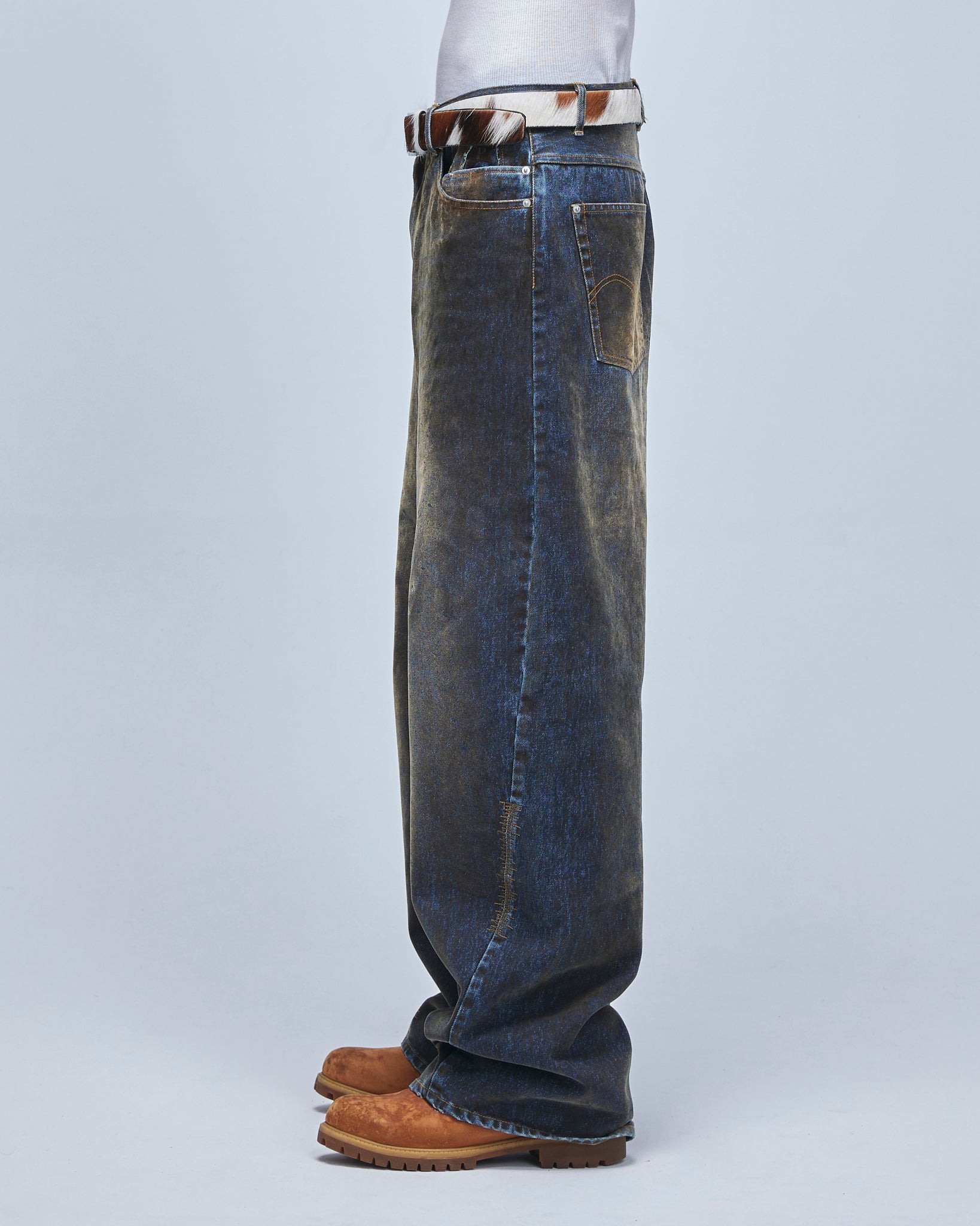 Curvy work pants | Color_Washed Velvet | No_pla25awp02-1_washed velvet【PLATEAU STUDIO_プラトー スタジオ】