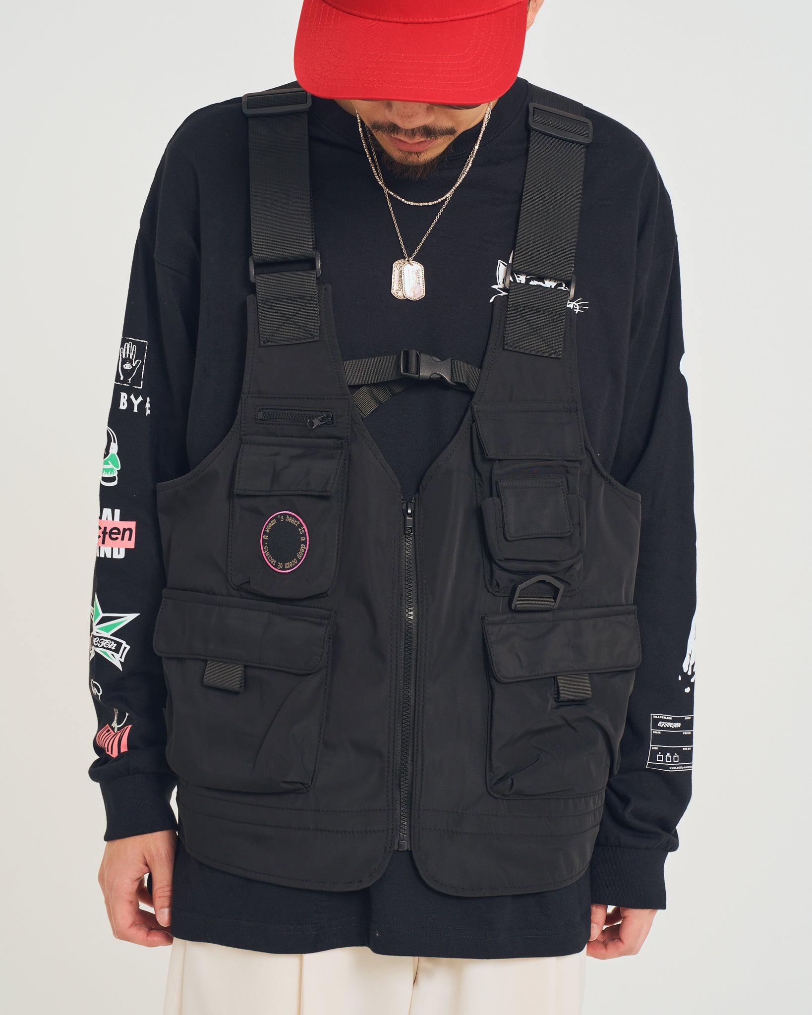 Utility 2way game vest – Black | EFFECTEN