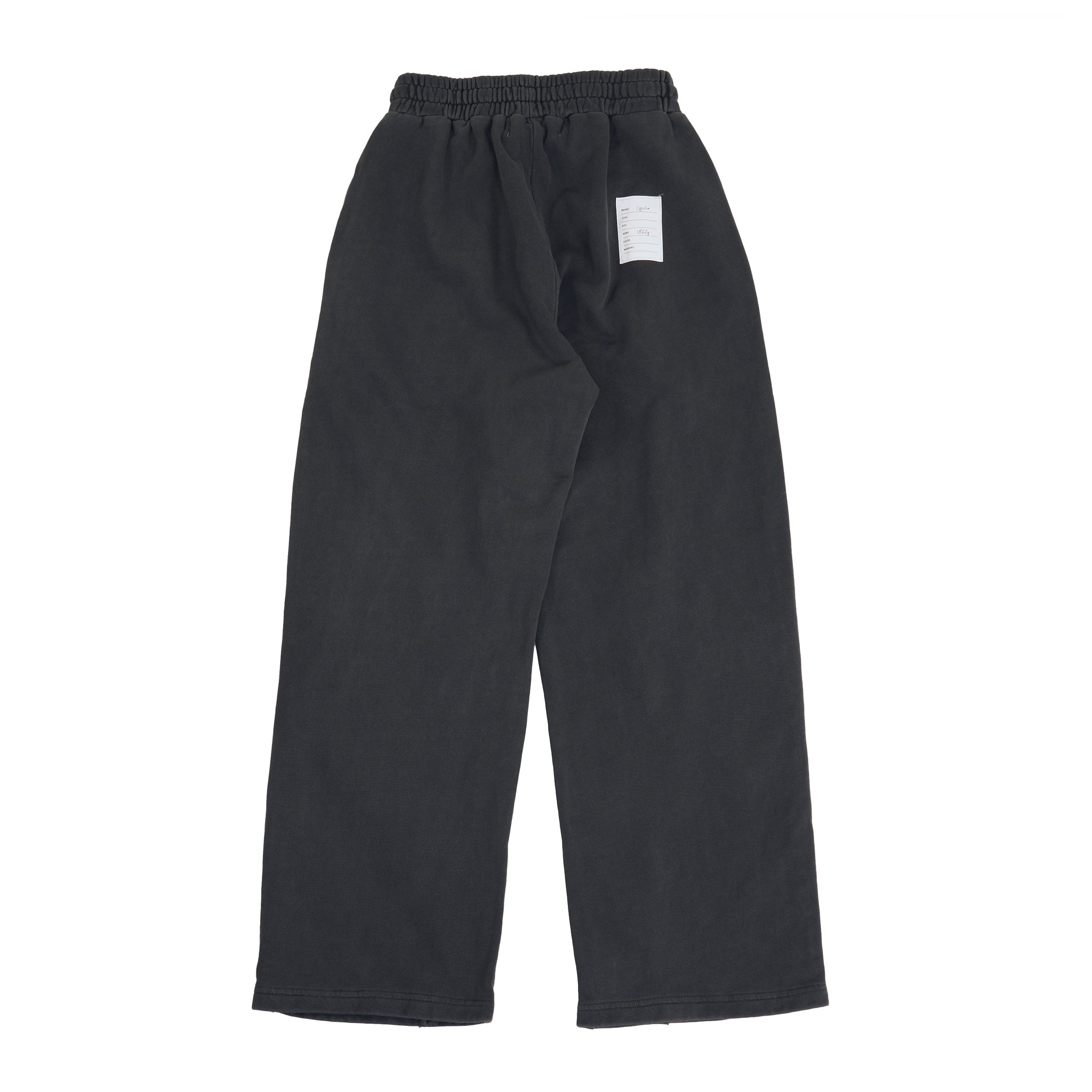 Wide easy sweat pants – Charcoal | EFFECTEN