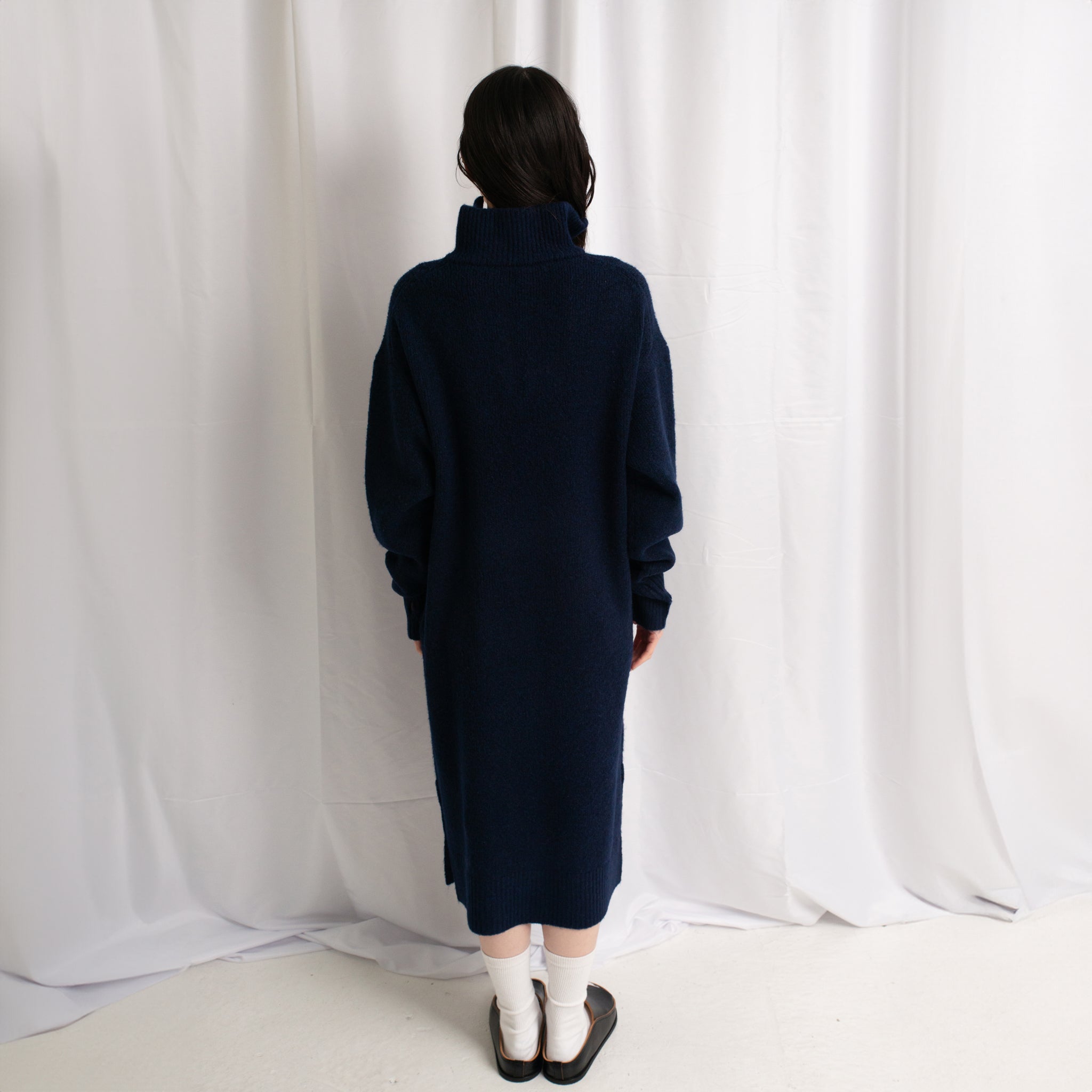 LS HALF ZIP DRESS | Color_Red/Navy | No_252-397【CaRouseLamBRa_ケラウズランブラ】