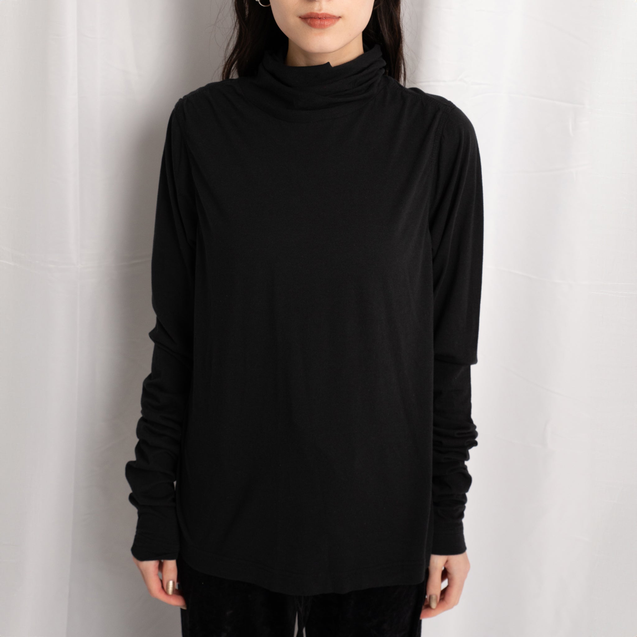 SUPER LONG SLV. MILITARY TURTLE | Color_White/Black | No_252-401_white【CaRouseLamBRa_ケラウズランブラ】