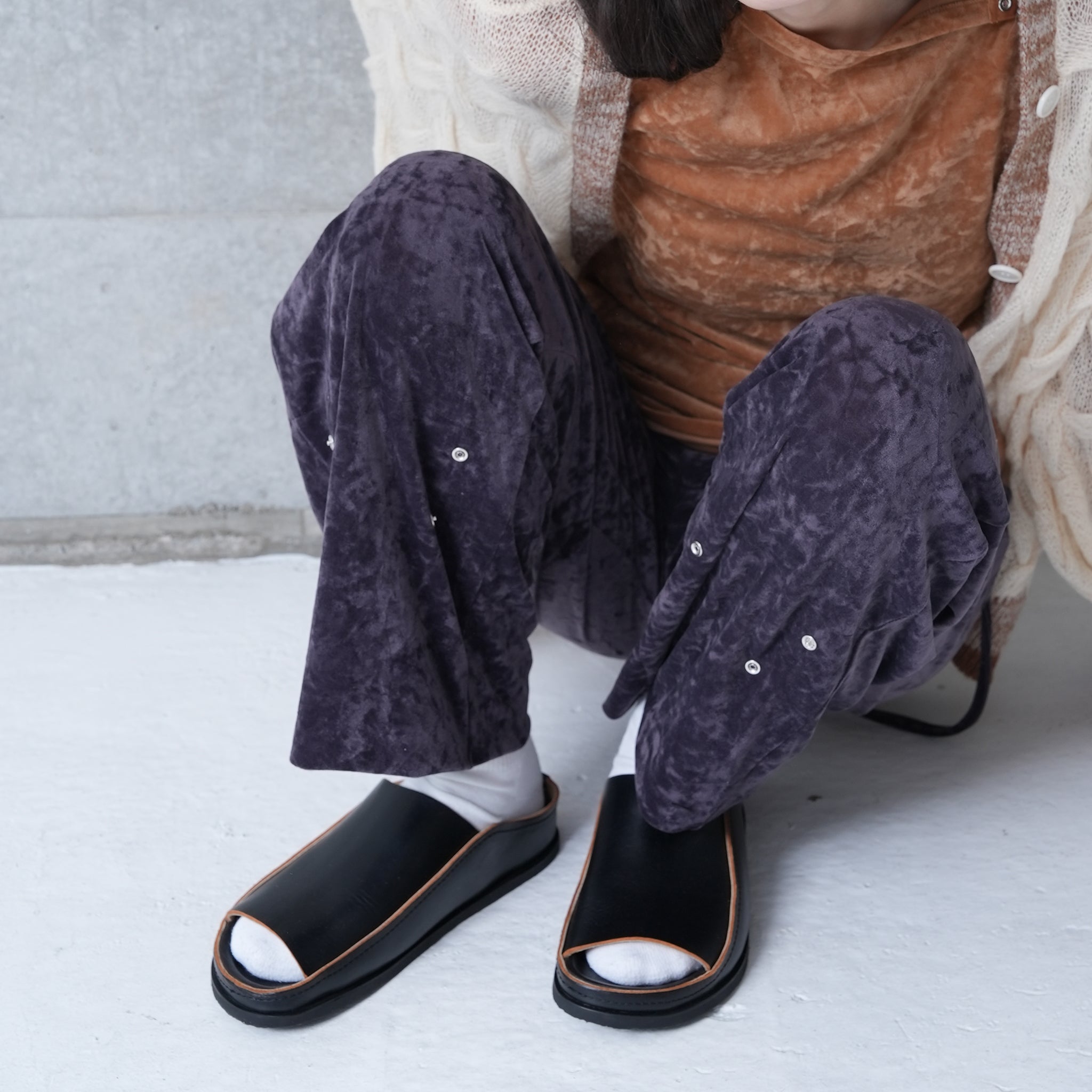 DOT PANTS | Color_Teracotta/Charcoal/Gray | No_252-436【CaRouseLamBRa_ケラウズランブラ】