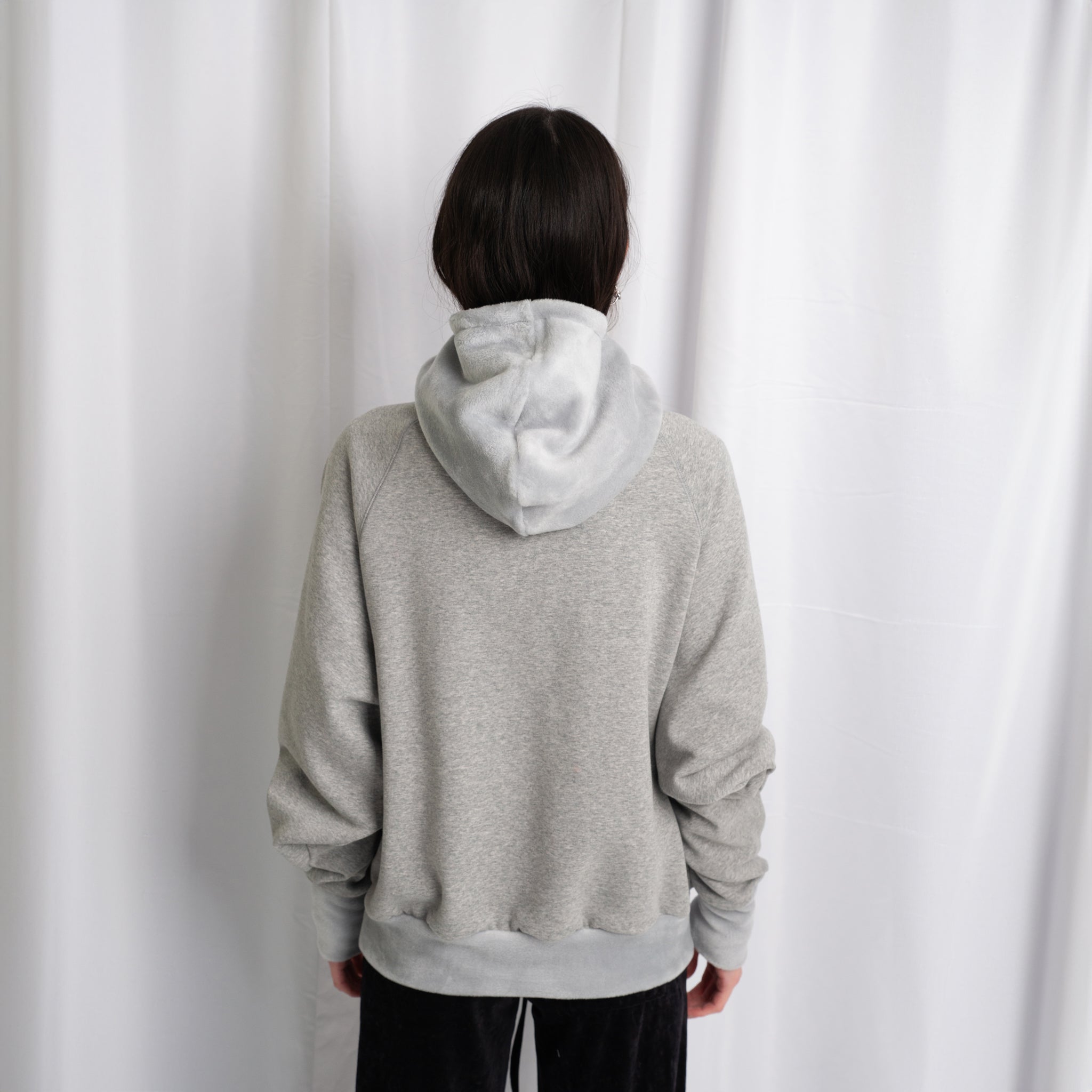 RAGLAN ZIP HOODIE | Color_Navy/Gray | No_252-445【CaRouseLamBRa_ケラウズランブラ】