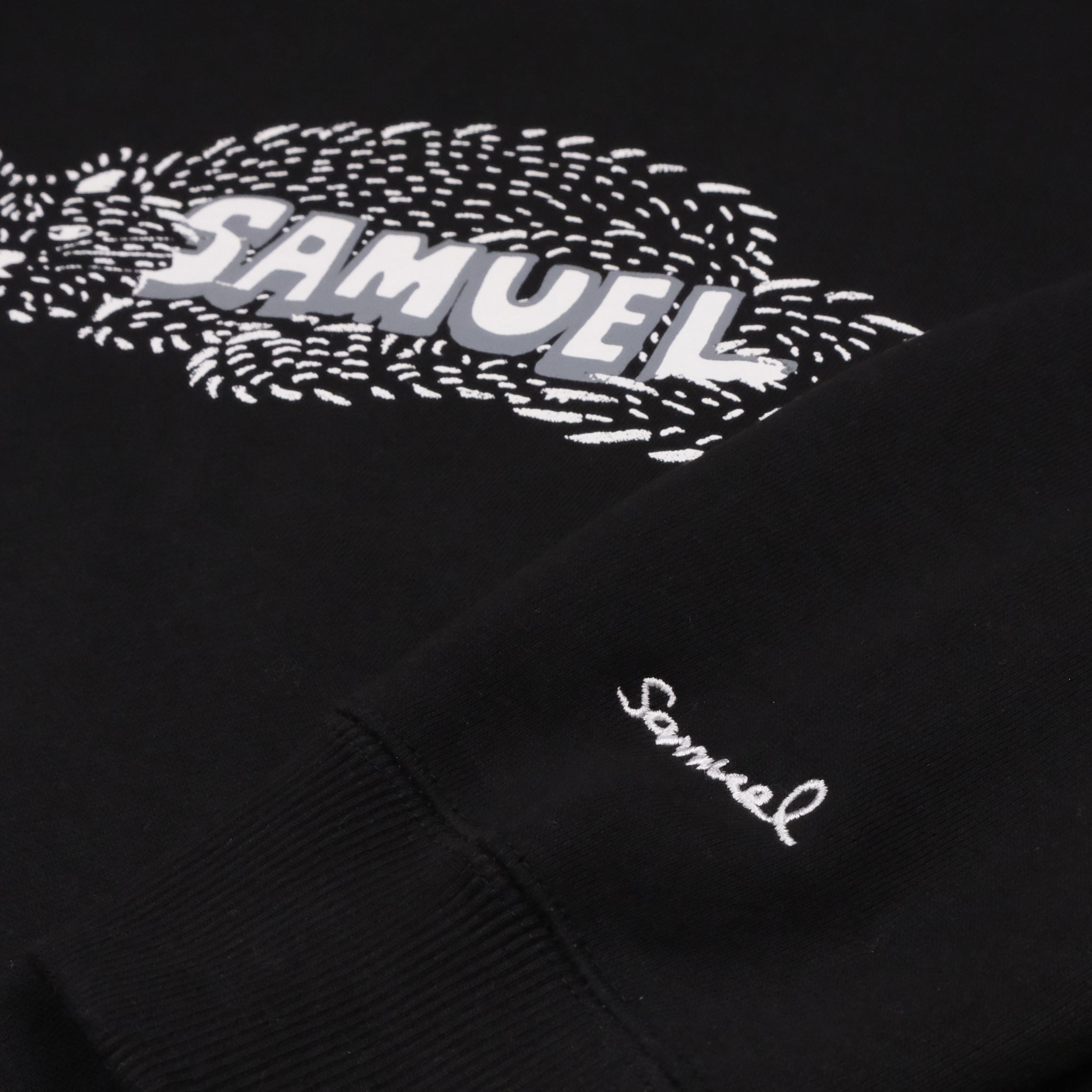 SAMUEL ×SHIMAO MAHO CAT LOGO CREWNECK SWEAT SHIRT | Color: Black S-25AW-SM-001【SAMUEL_サミュエル】