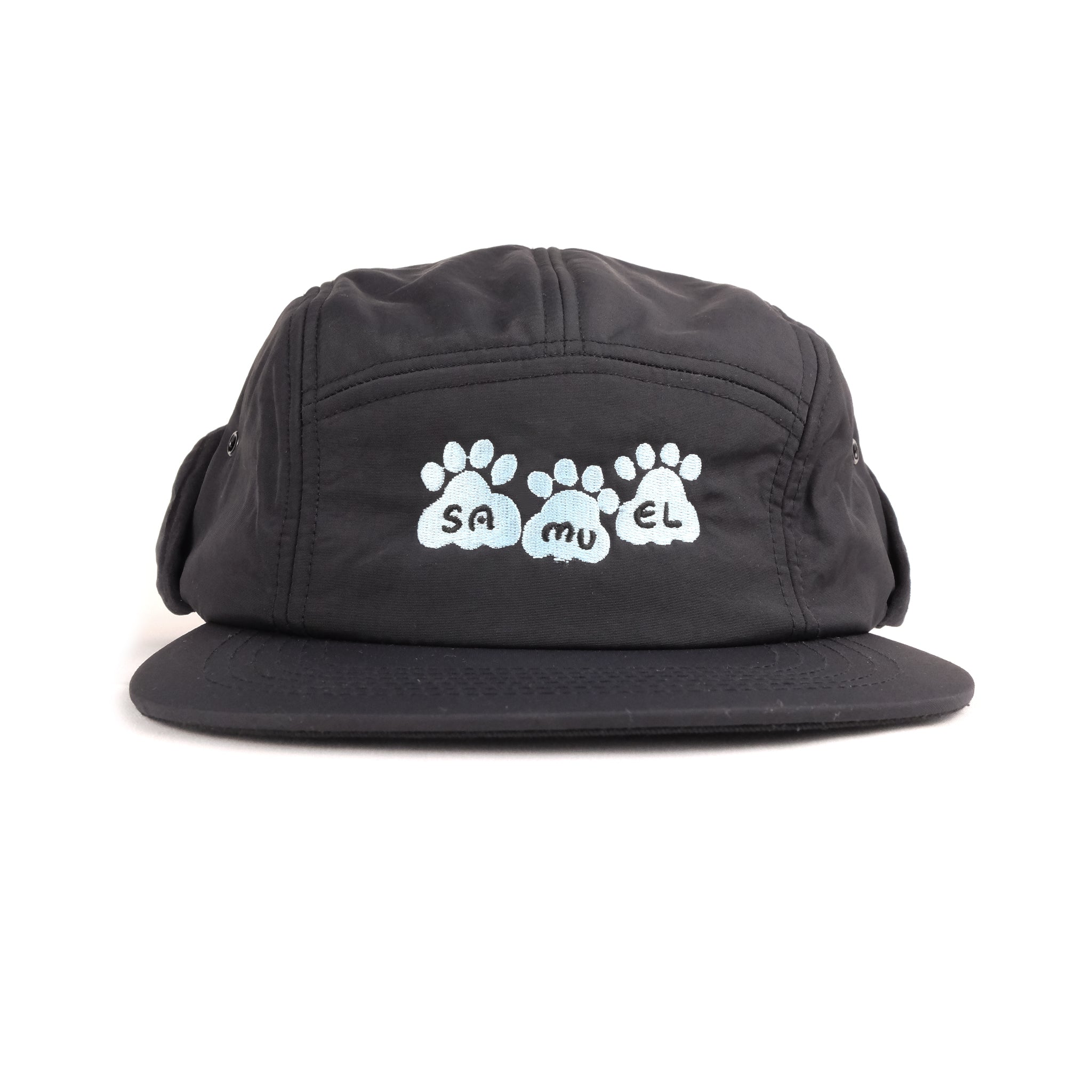 SAMUEL × SHIMAO MAHO CAMP CAP | Color:BLACK / BLUE | S-25AW-SM-003【SAMUEL_サミュエル】
