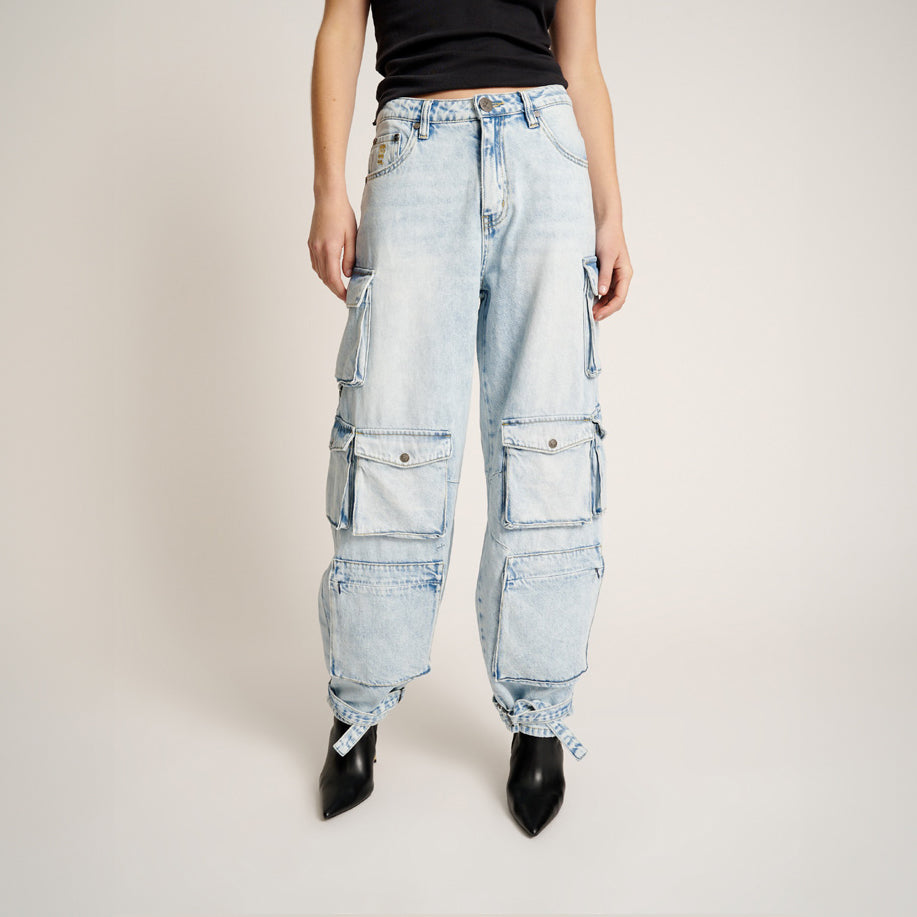 DEPECHE BLUE HIGH WAIST EPIC CARGO JEAN – DEPECHE BLUE | ONE TEASPOON