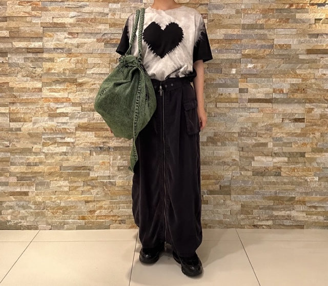 No:26295A | Name:WASHED BLACK TENCEL PARACHUTE SKIRT | Color:Apparel【ONE TEASPOON_ワンティースプーン】【入荷予定アイテム・入荷連絡可能】